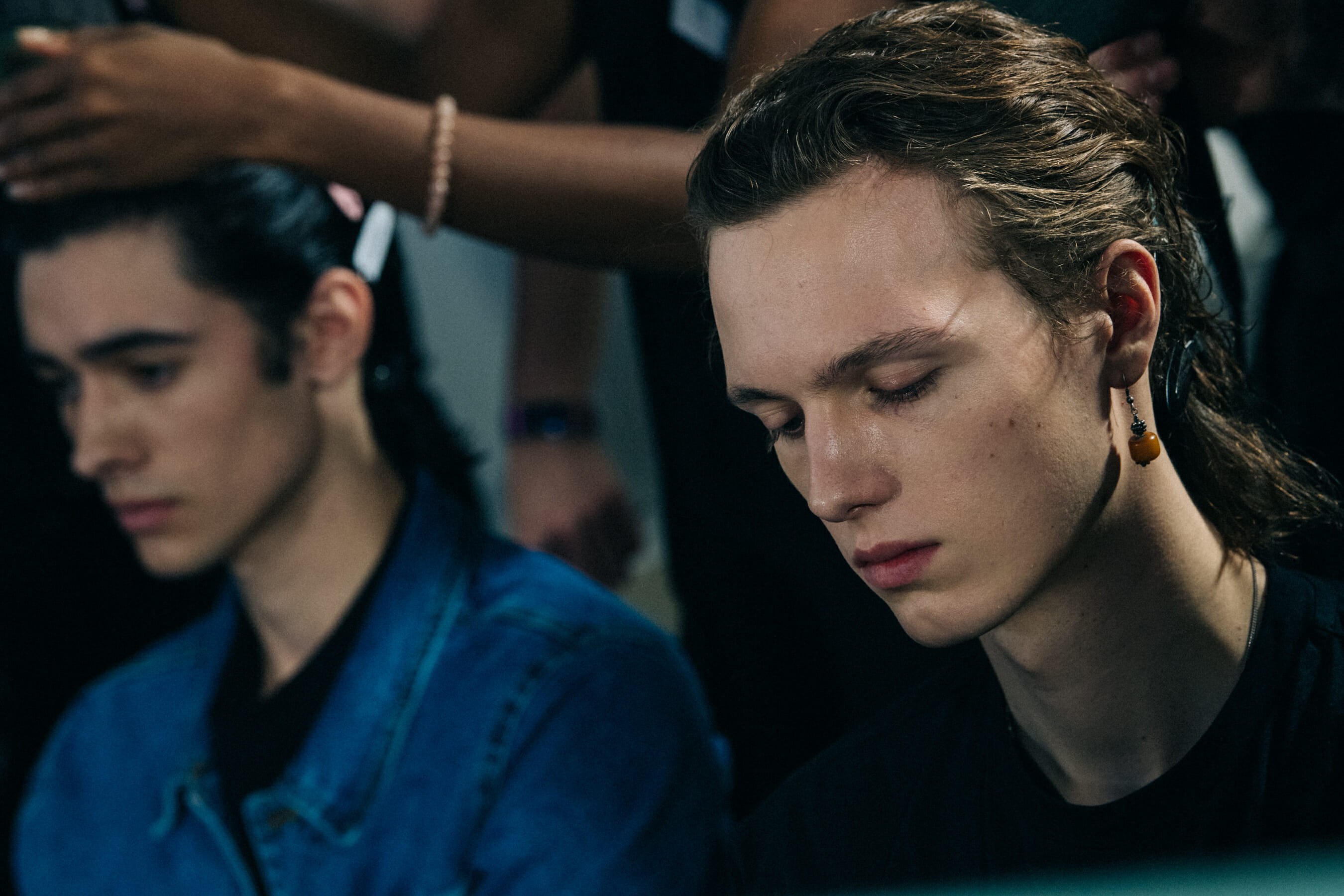 Backstage at Haider Ackermann, Spring/Summer 2020 - Adam Katz Sinding