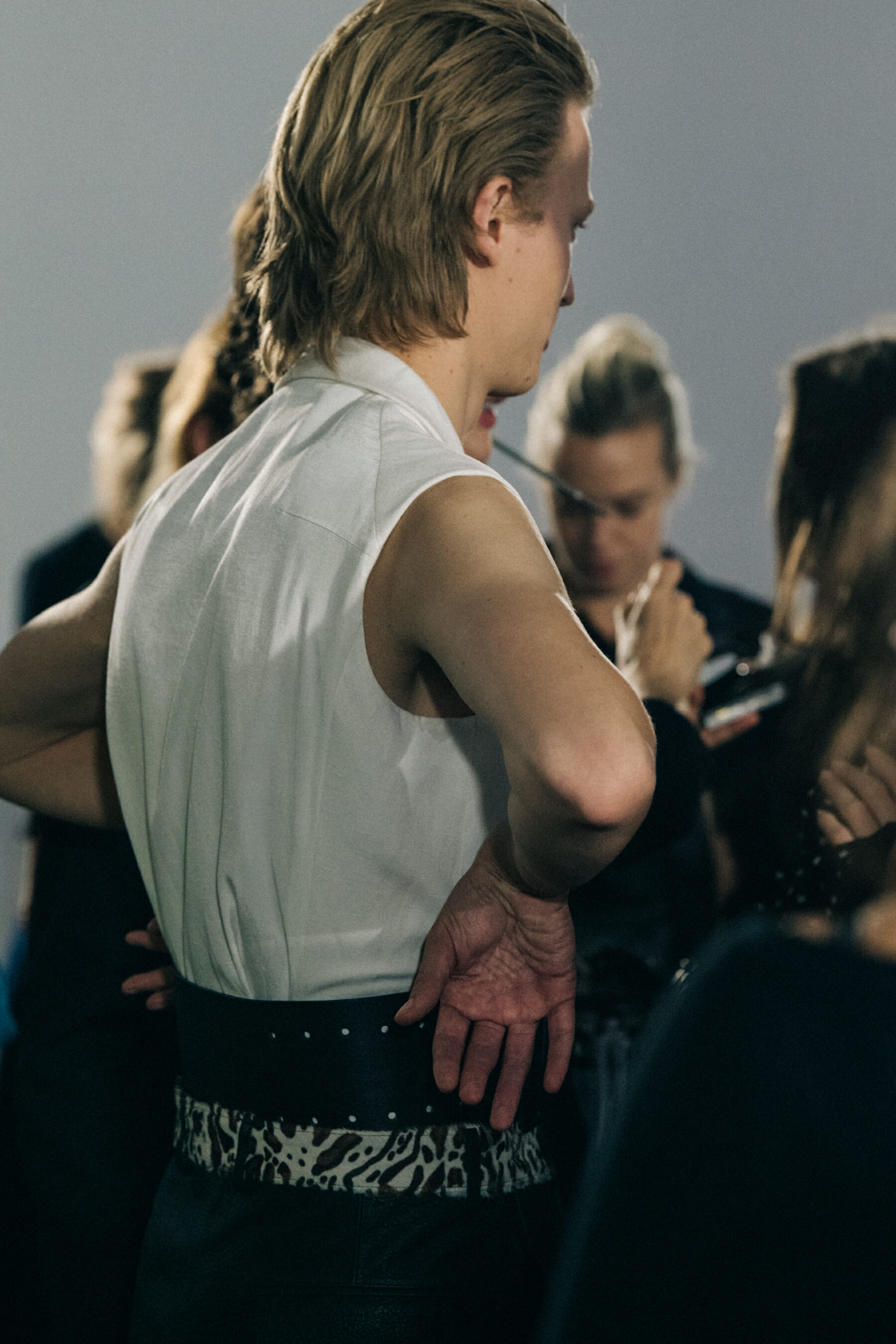 Backstage at Haider Ackermann, Spring/Summer 2020 - Adam Katz Sinding