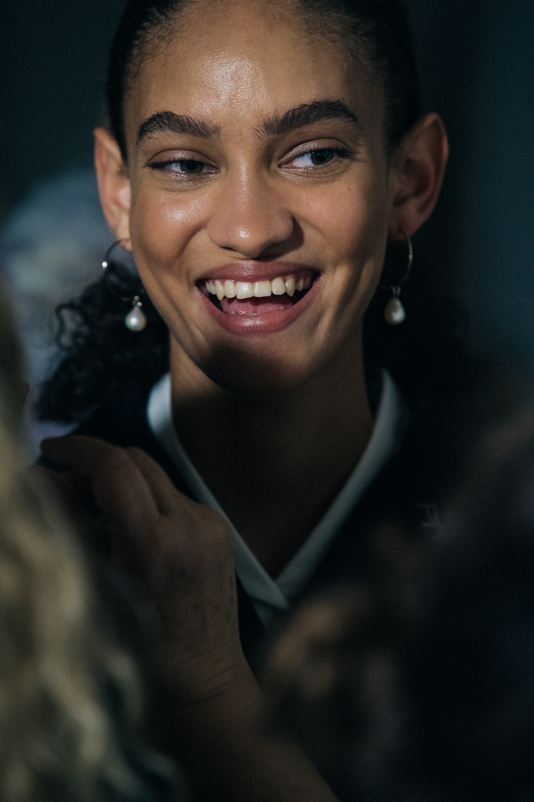Models wearing black Jil Sander outfits