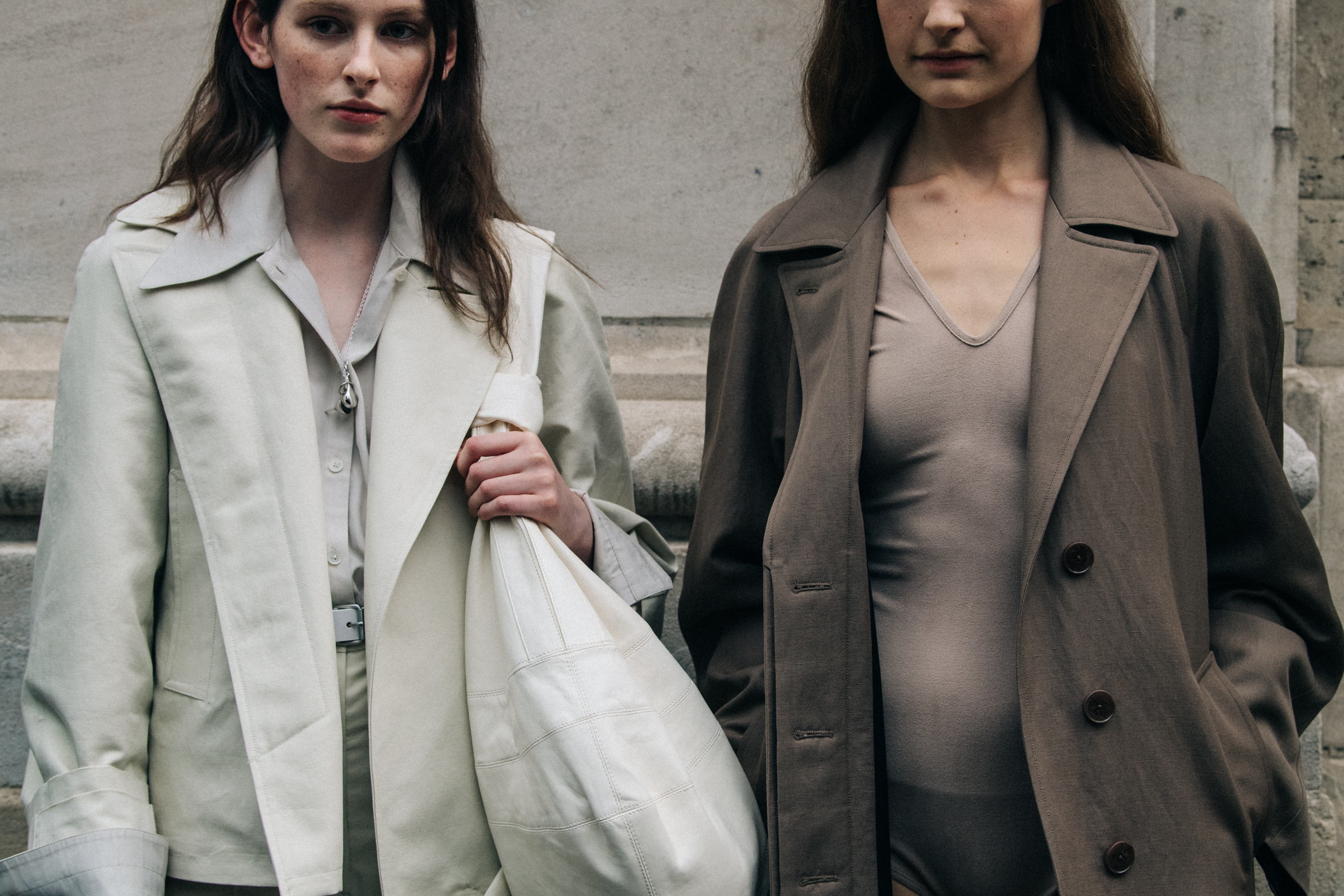 Laura Schoenmakers backstage at Lemaire