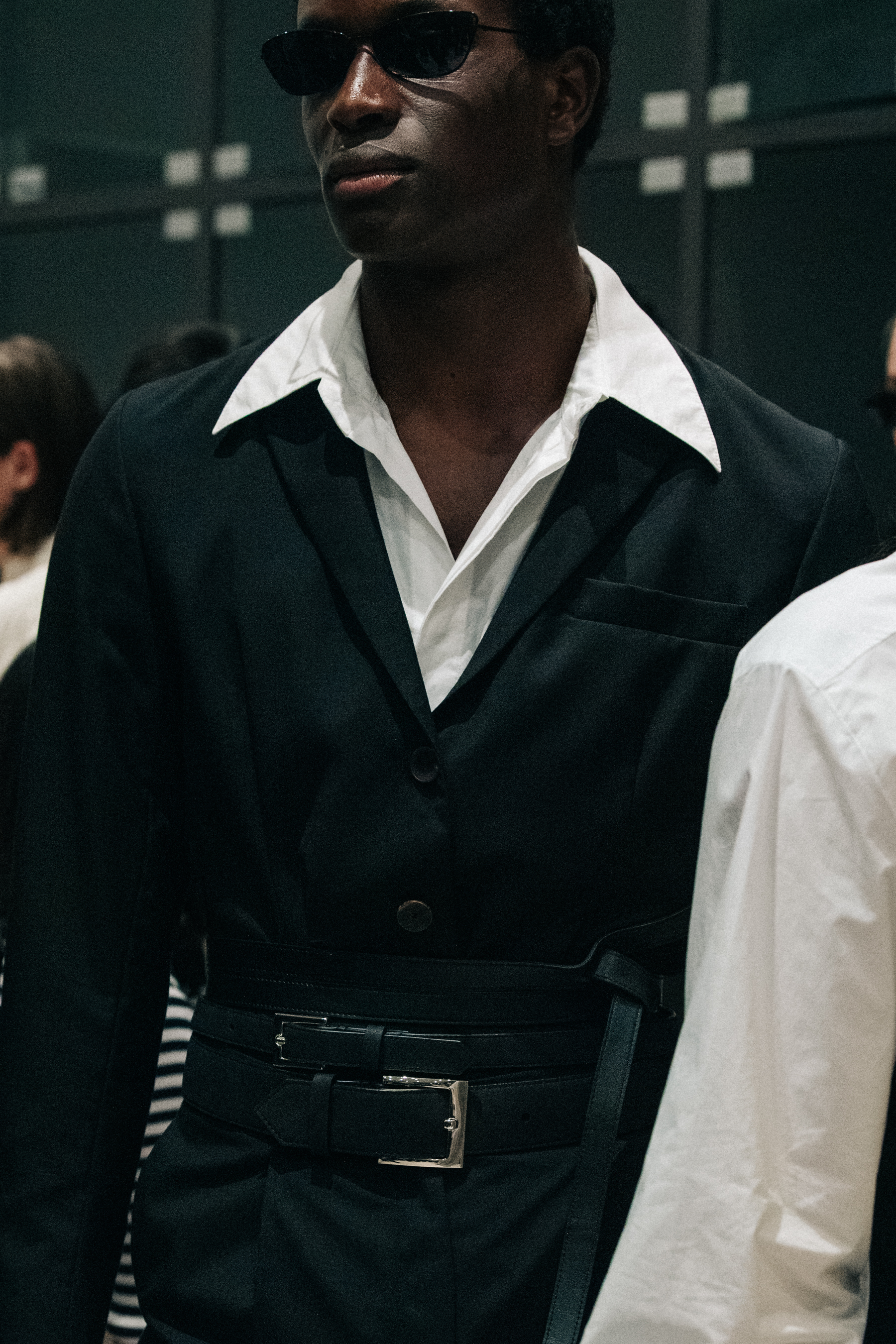 Models wearing black outfit at Nehera