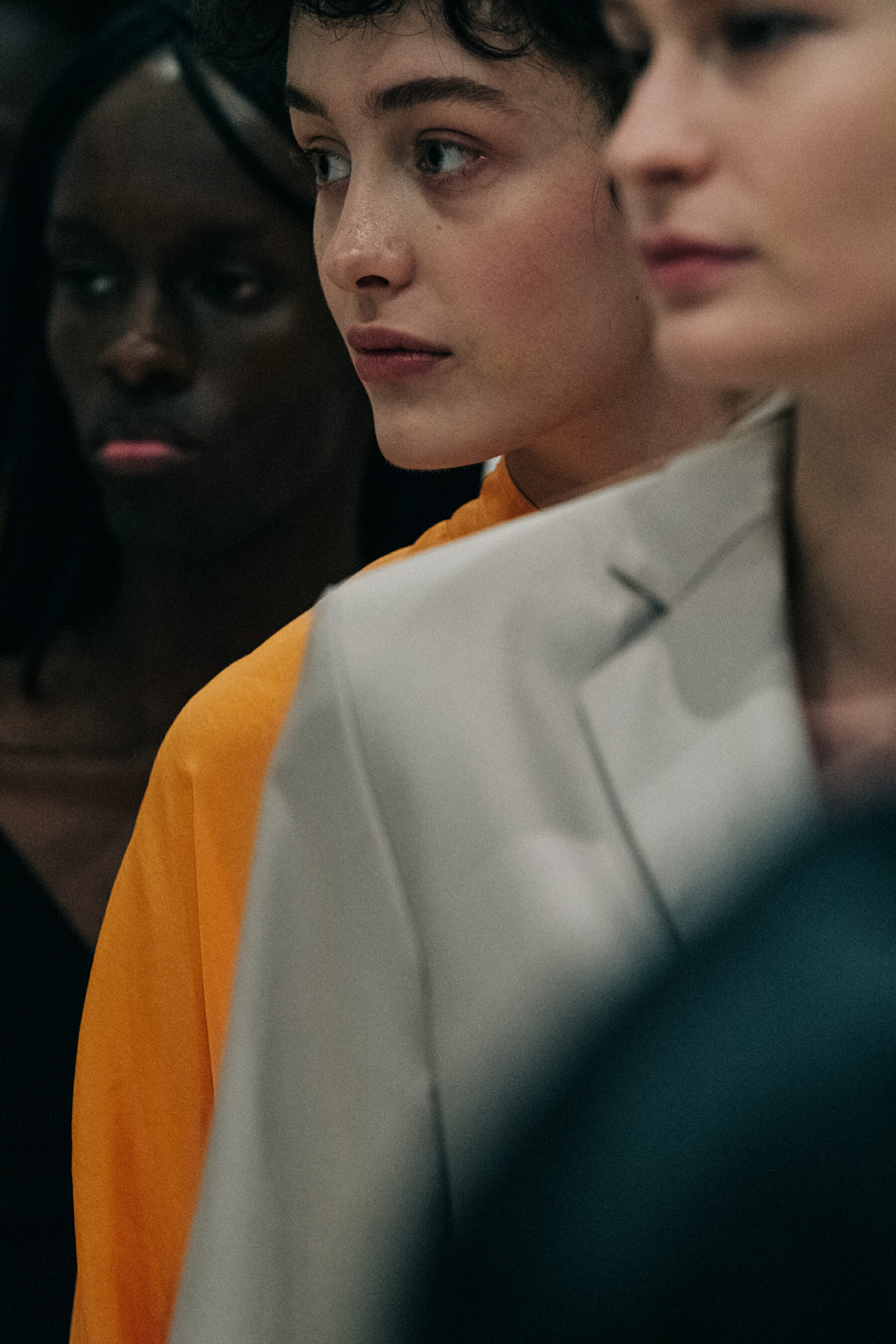 Marisha Urushadze backstage at Nehera
