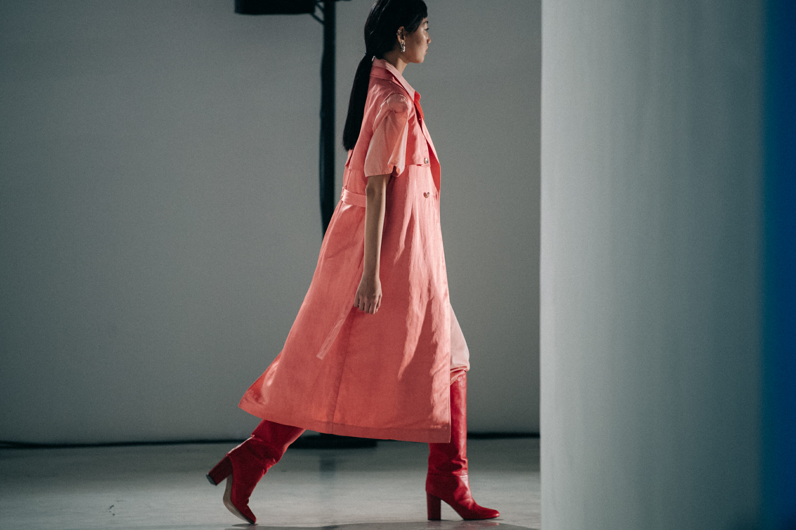 Models on runway at Nehera