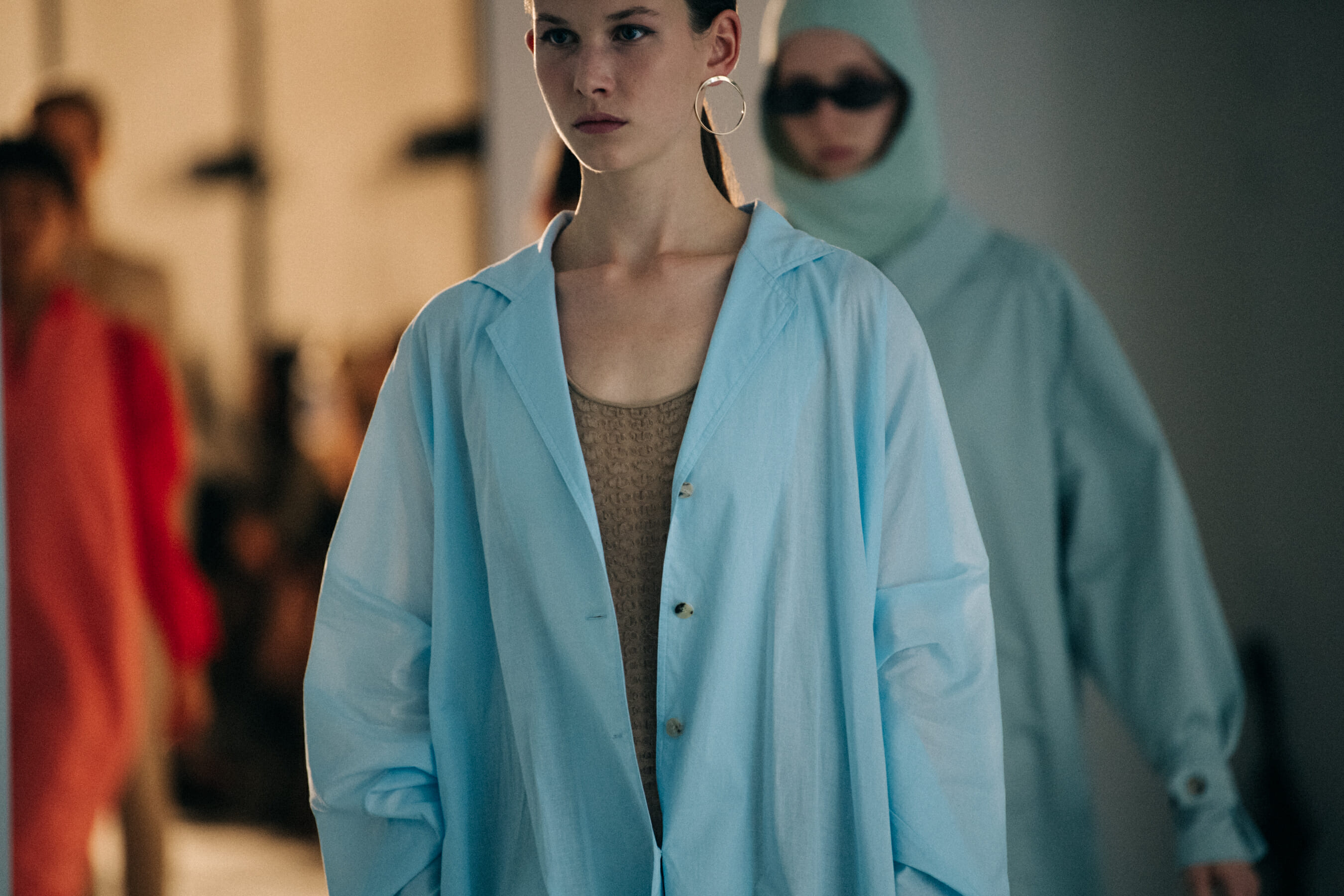 Models on runway at Nehera