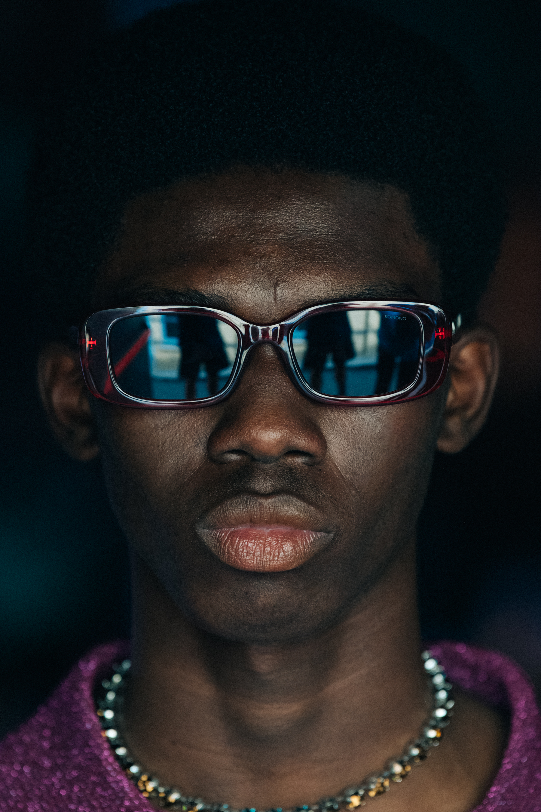 Gabriel Ottawa Kwami Agbolo backstage at Peter Pilotto