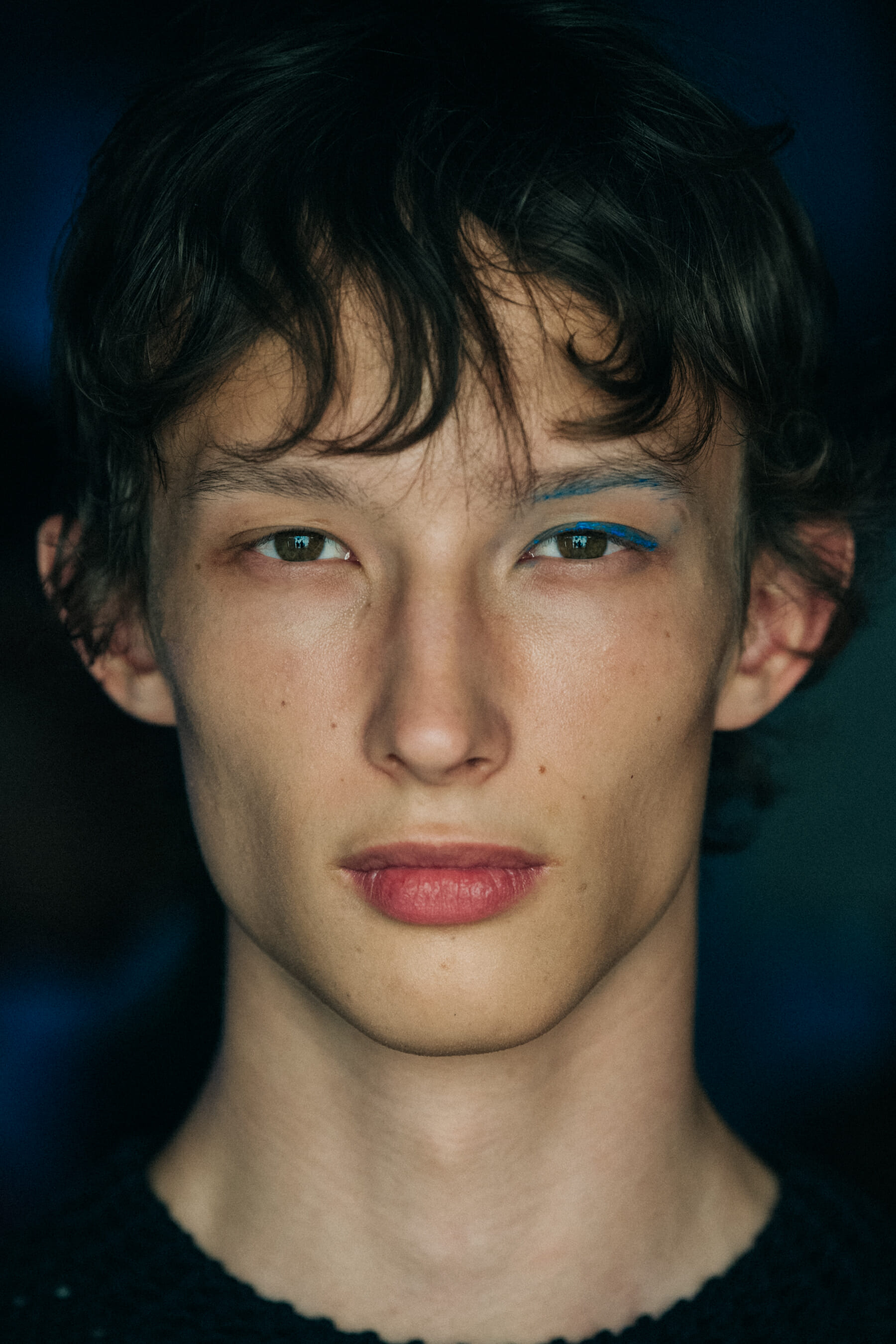 Mateusz Chmielewski backstage at Peter Pilotto