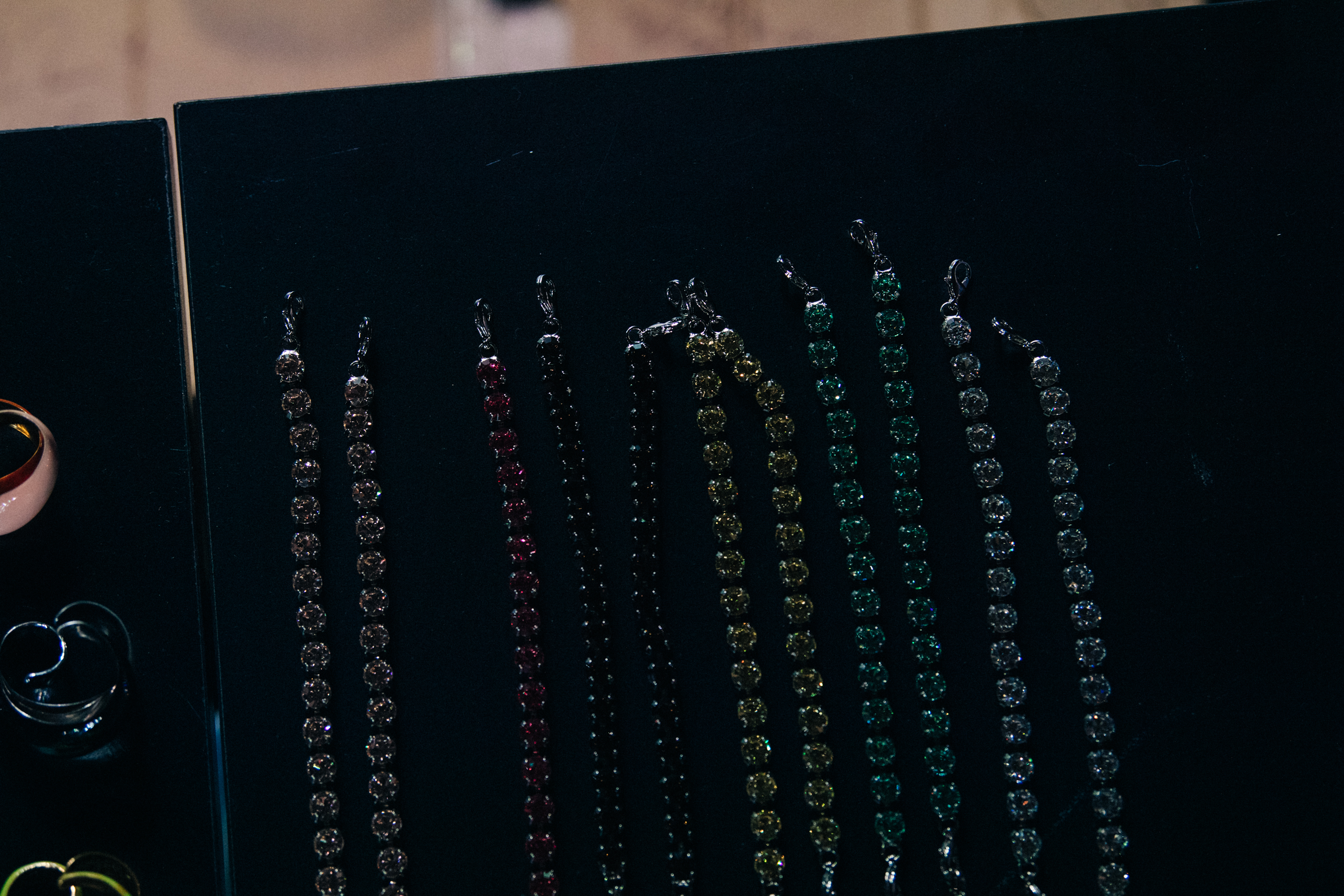 Accessories backstage at Peter Pilotto