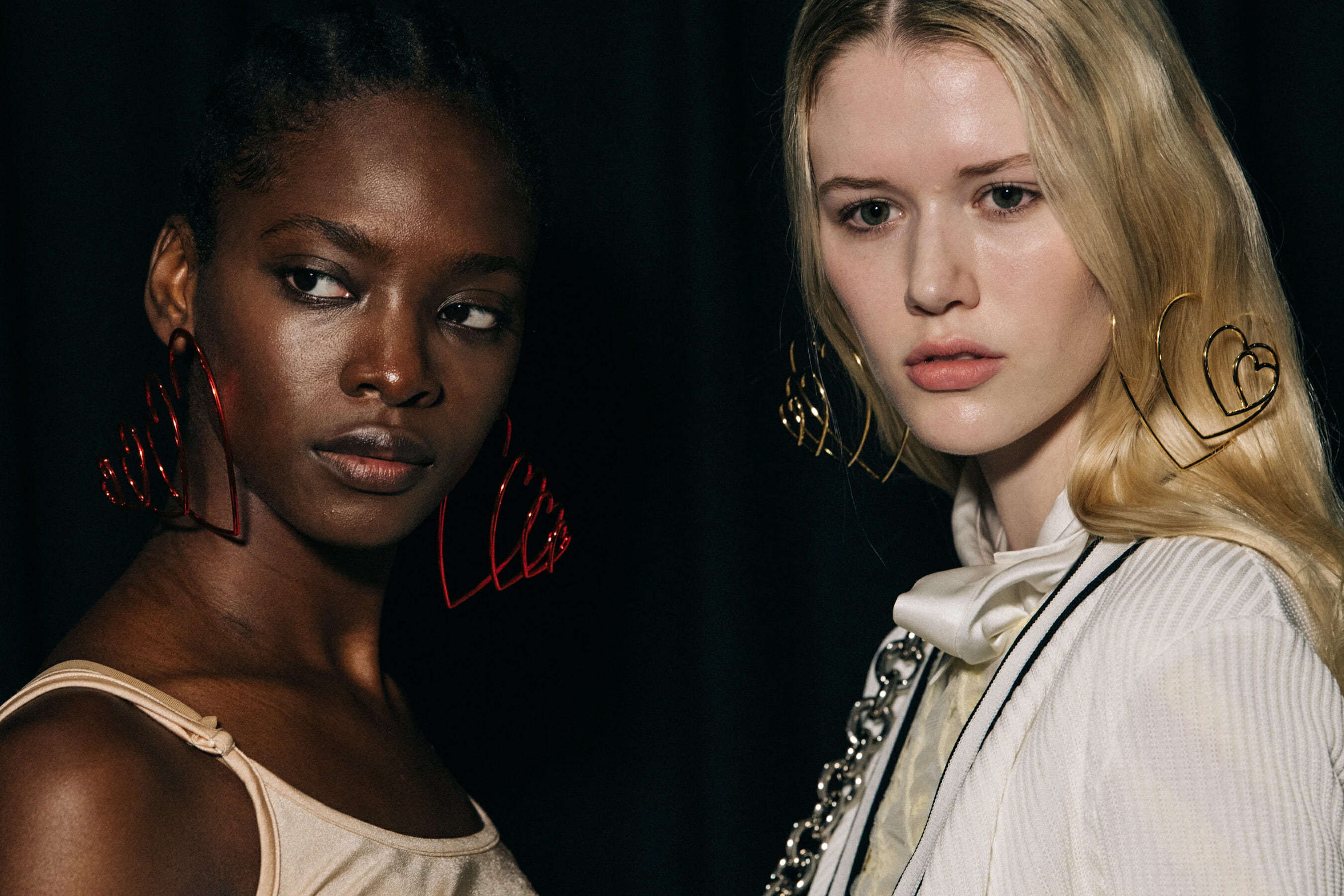 Models wearing tan outfits at Y/Project