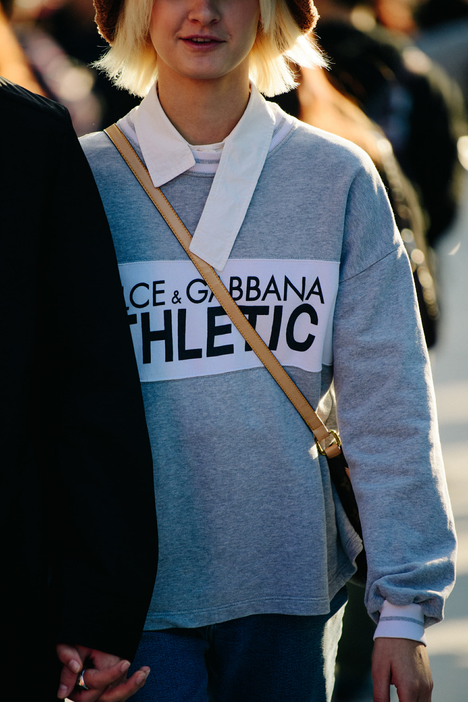 Woman wearing Dolce and Gabanna