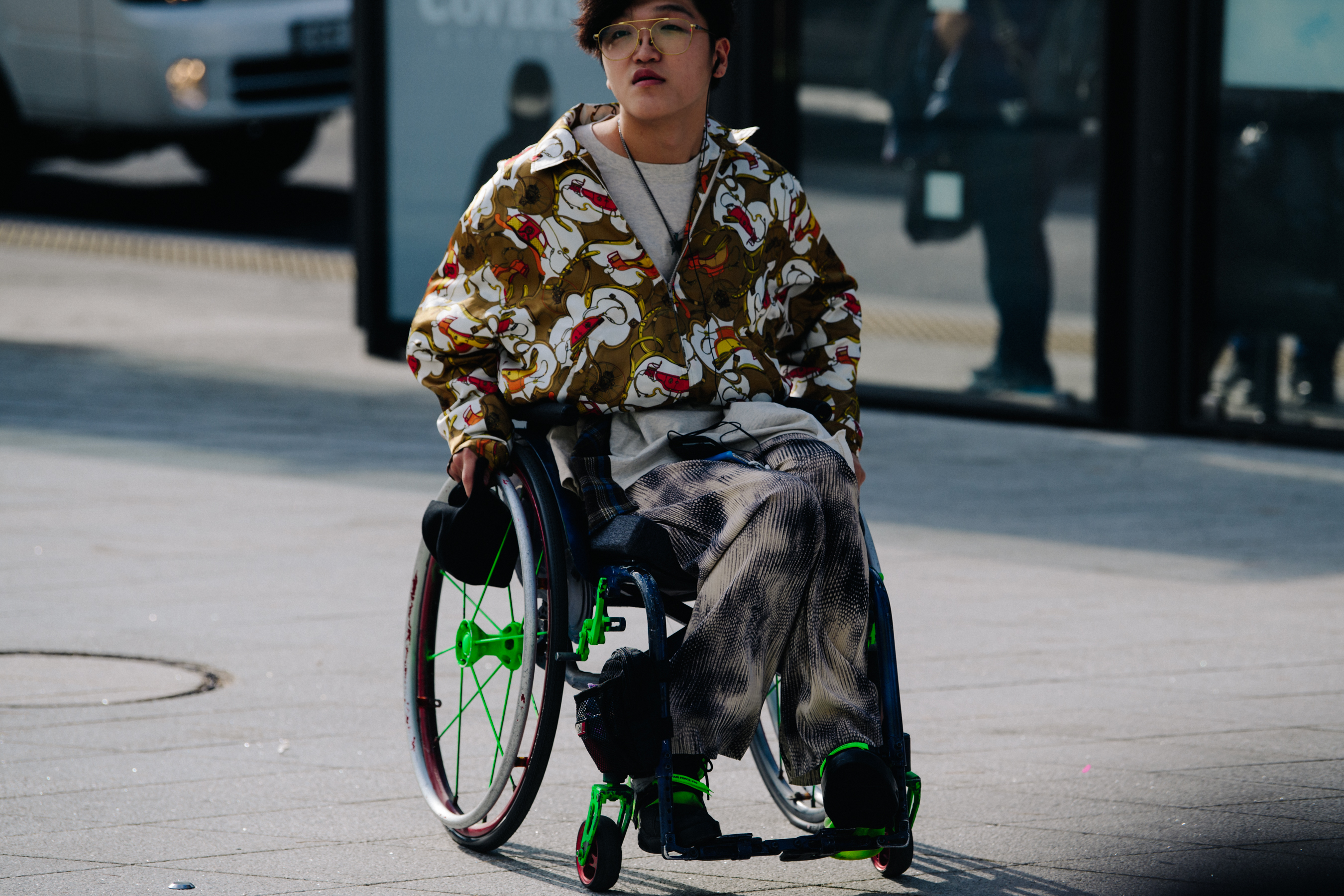 Man in wheelchair