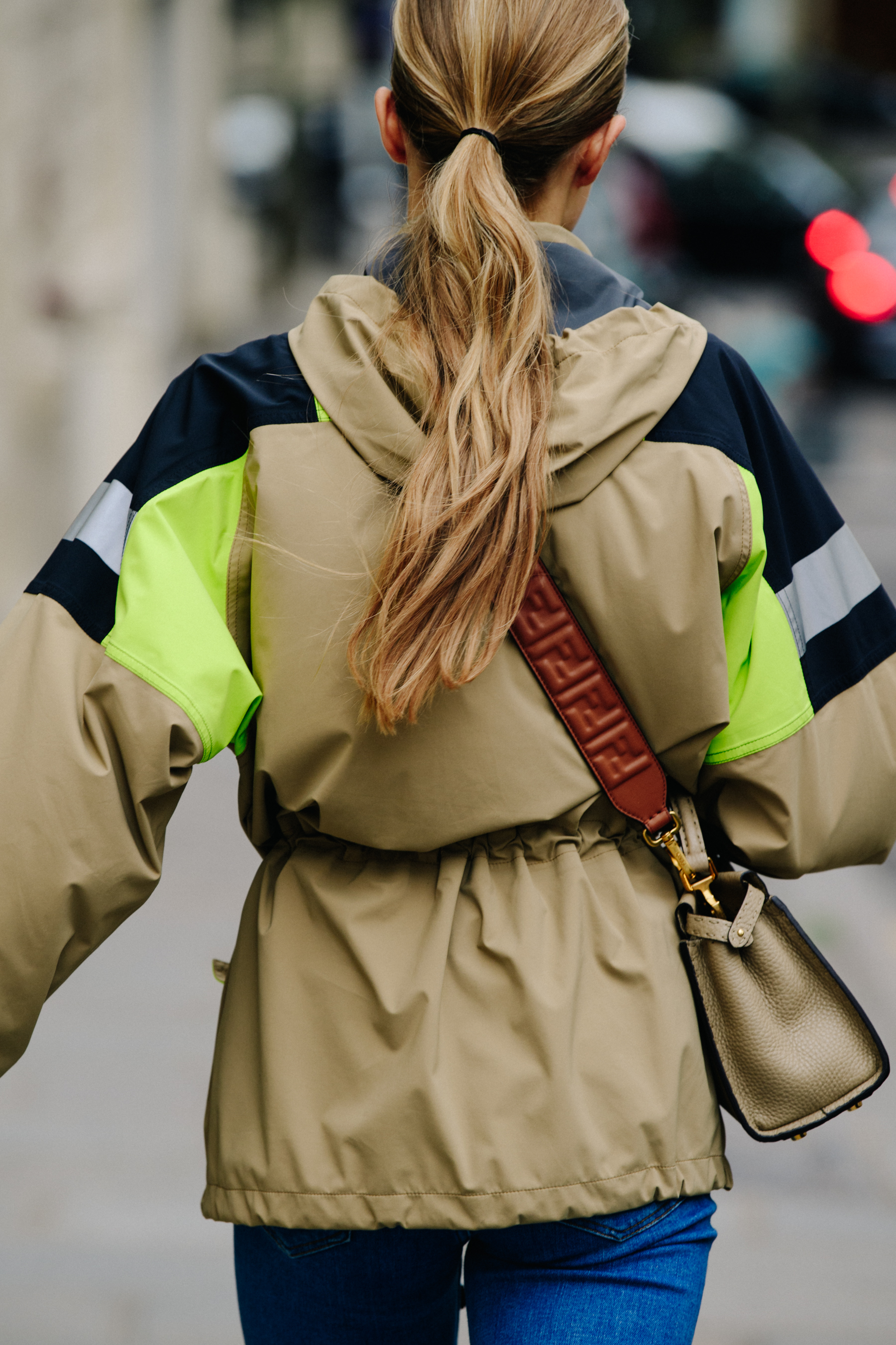 Model wearing Fendi
