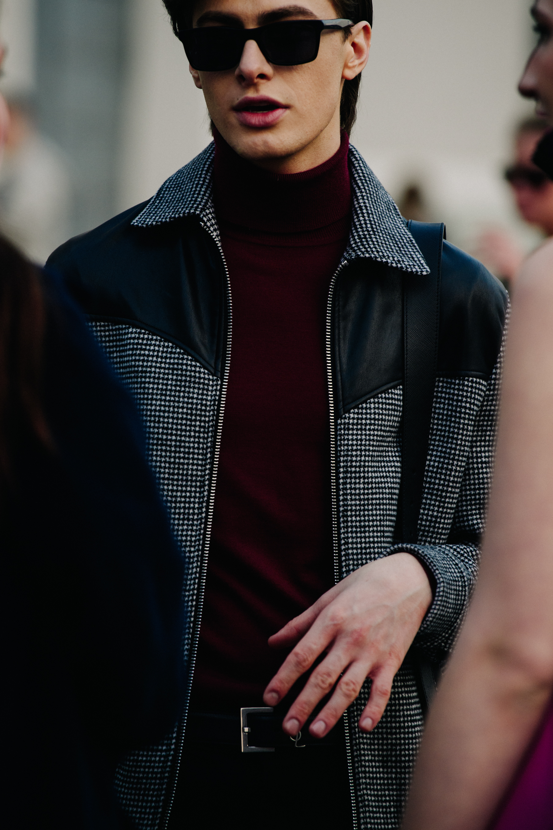 Man wearing turtleneck