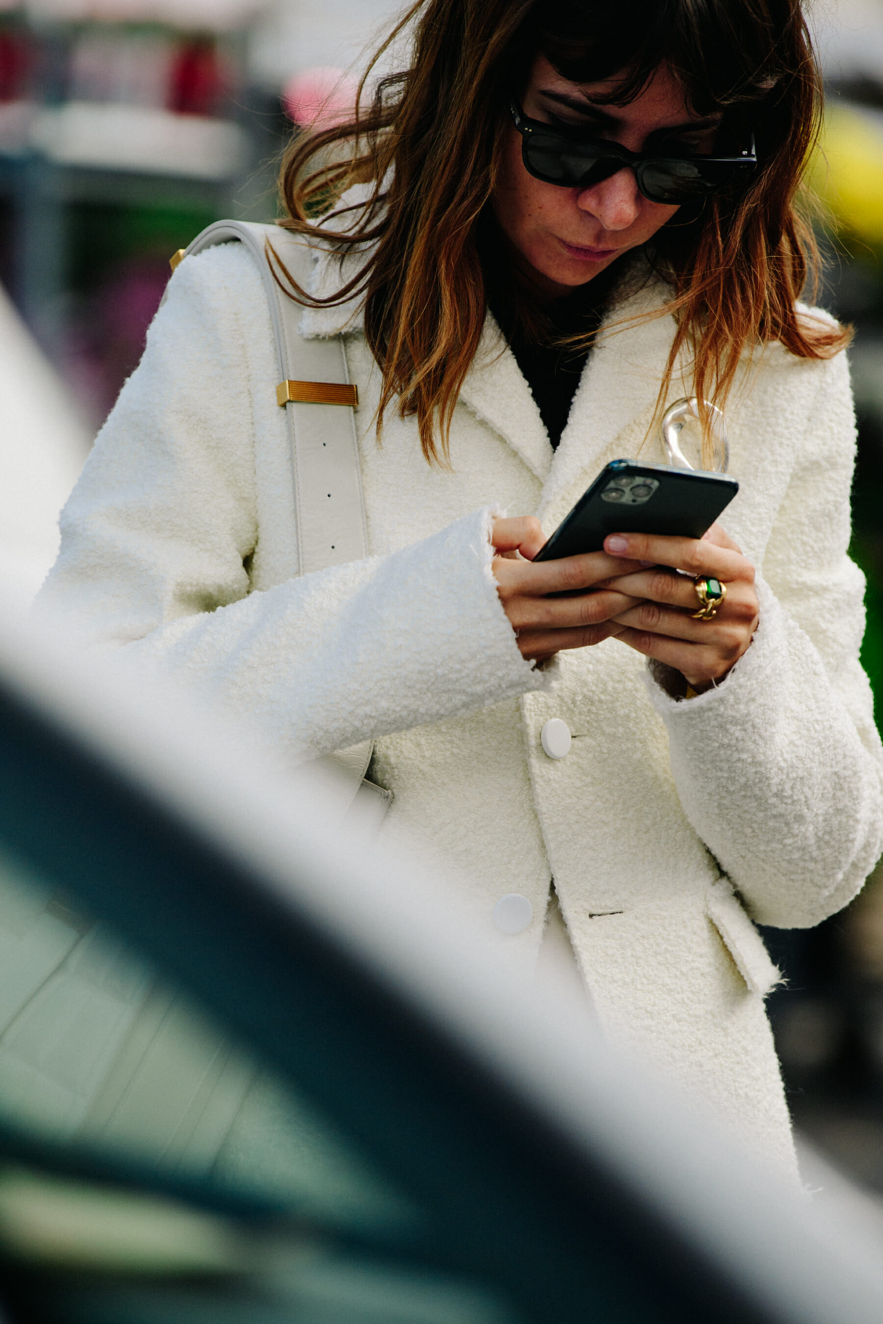 Editor wearing white