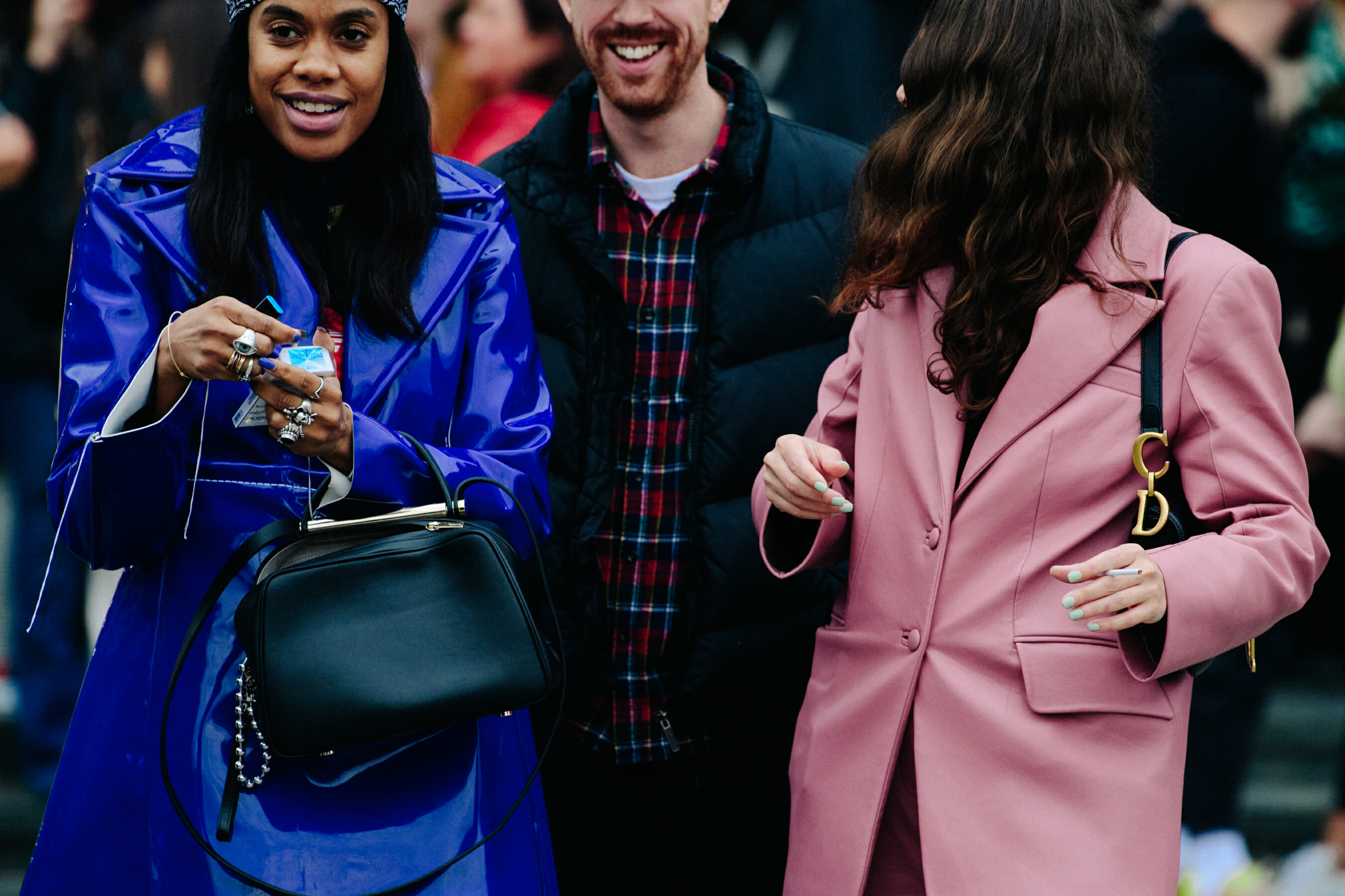 Woman wearing Marni coat