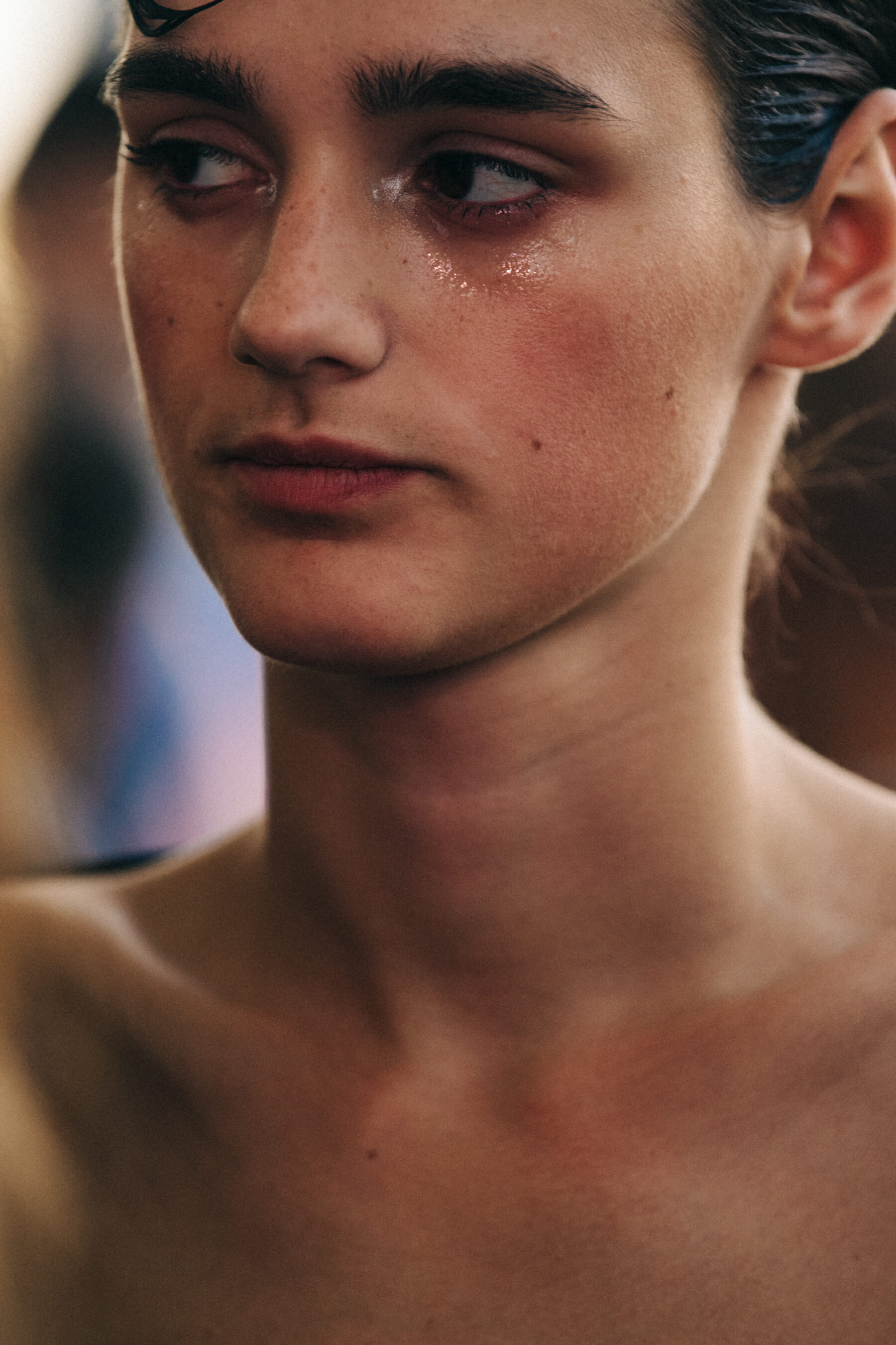 Georgian model with natural skin