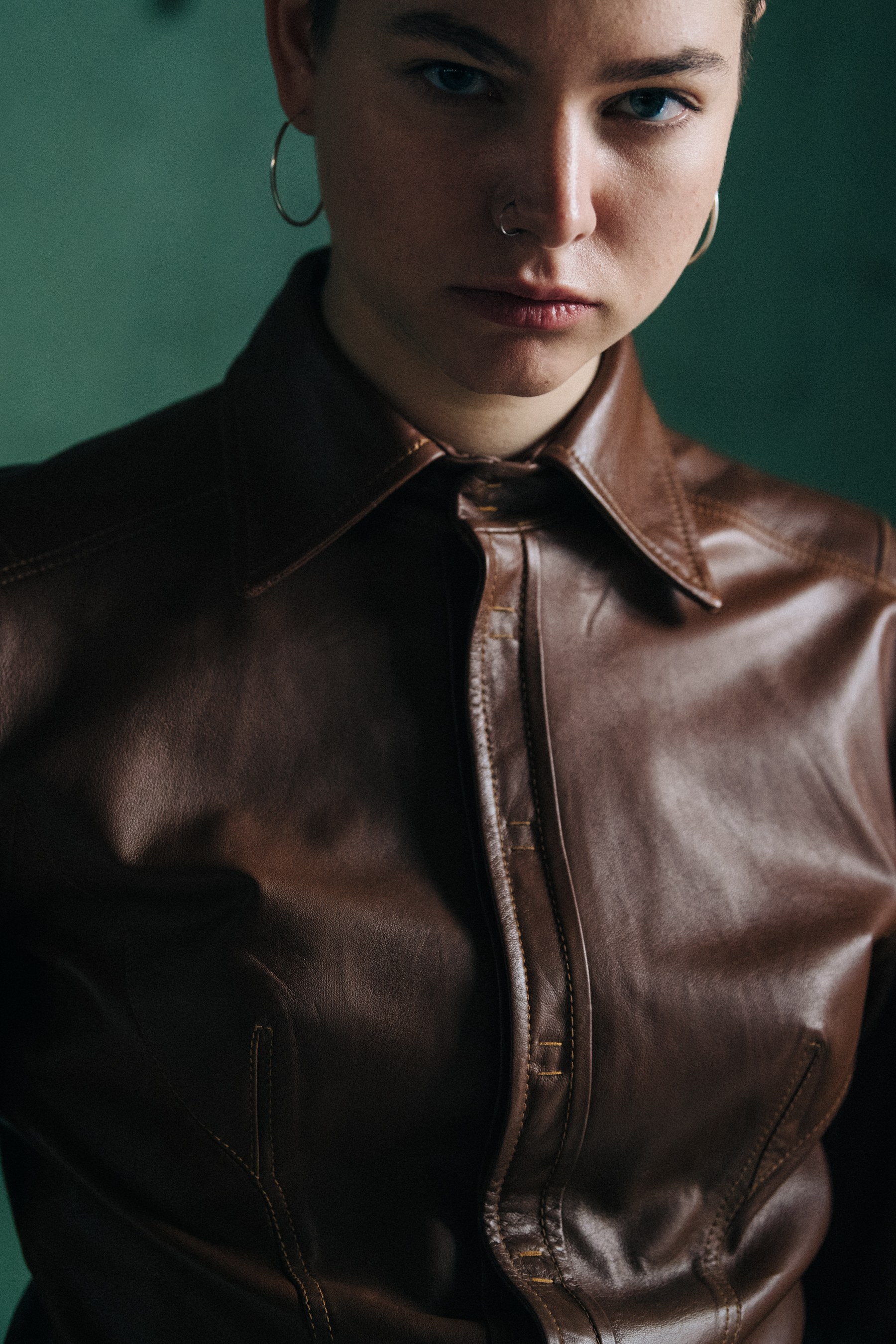 Georgian models wearing suits