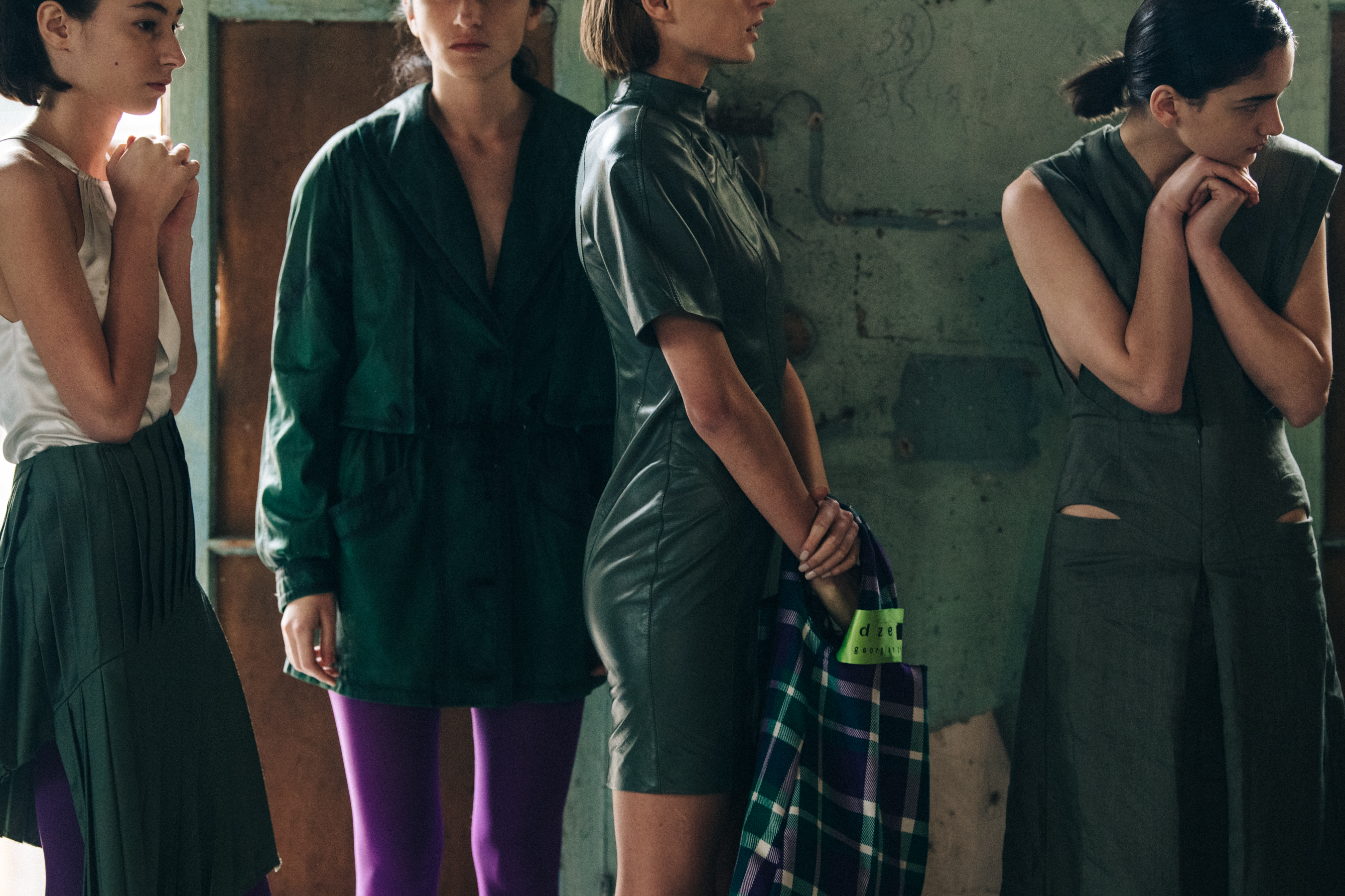 Models wearing Situationist outfits