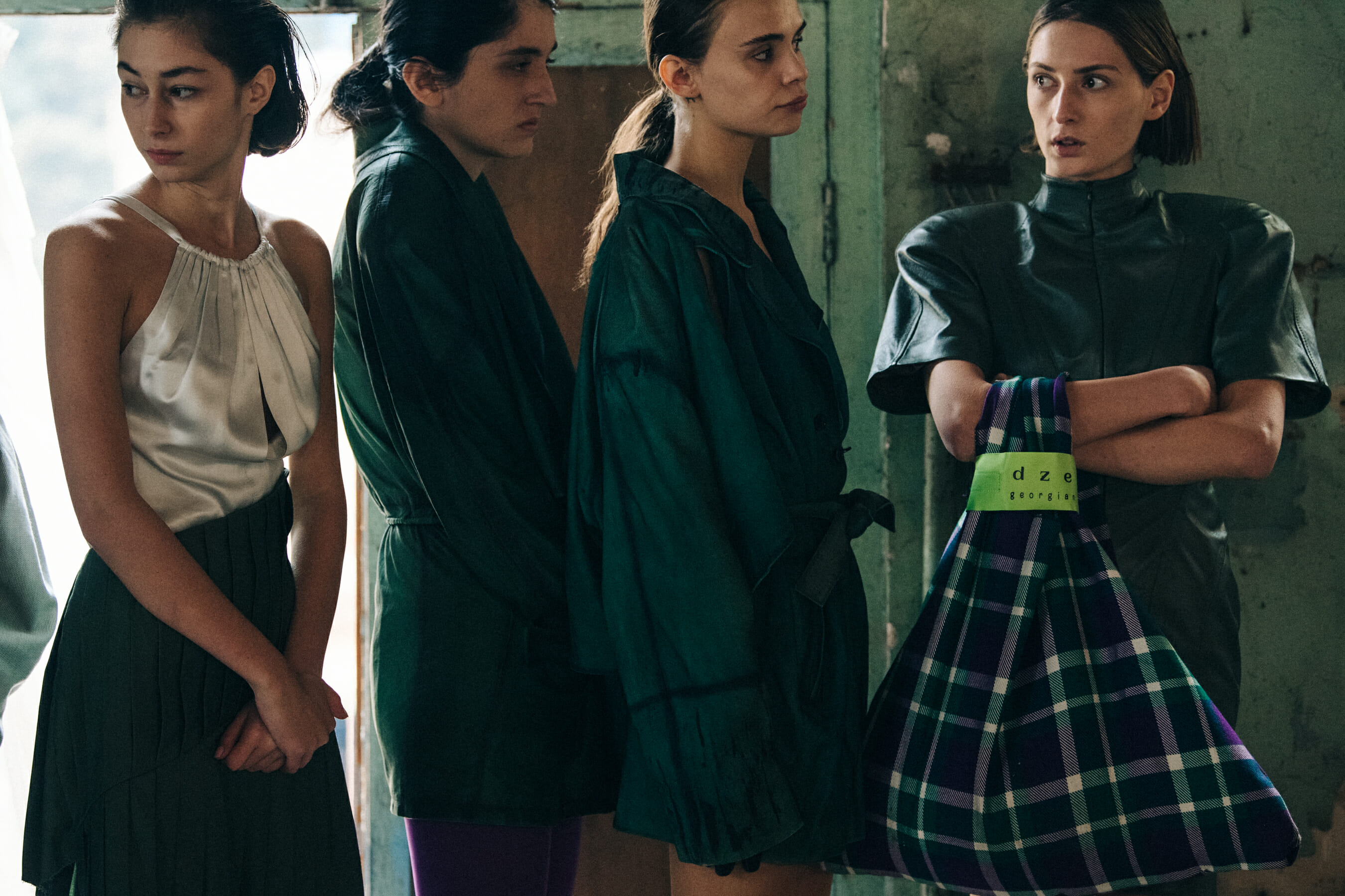 Models wearing Situationist outfits