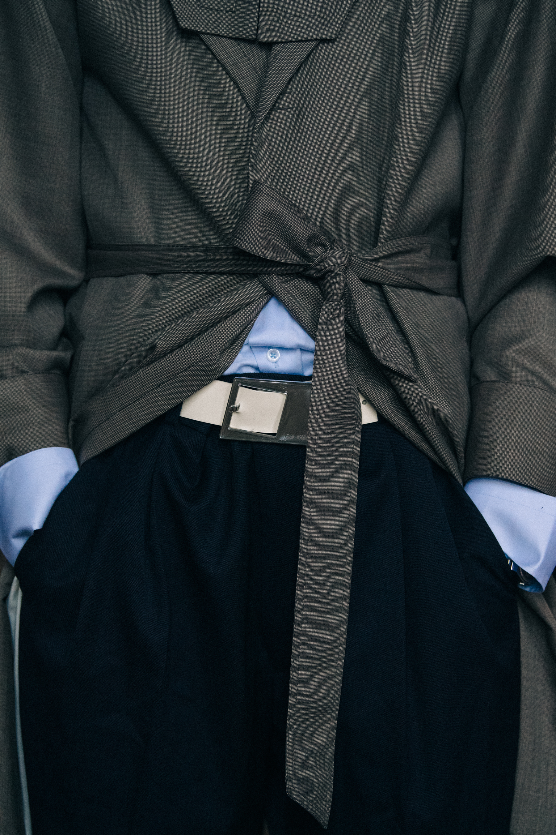 Georgian models wearing suits