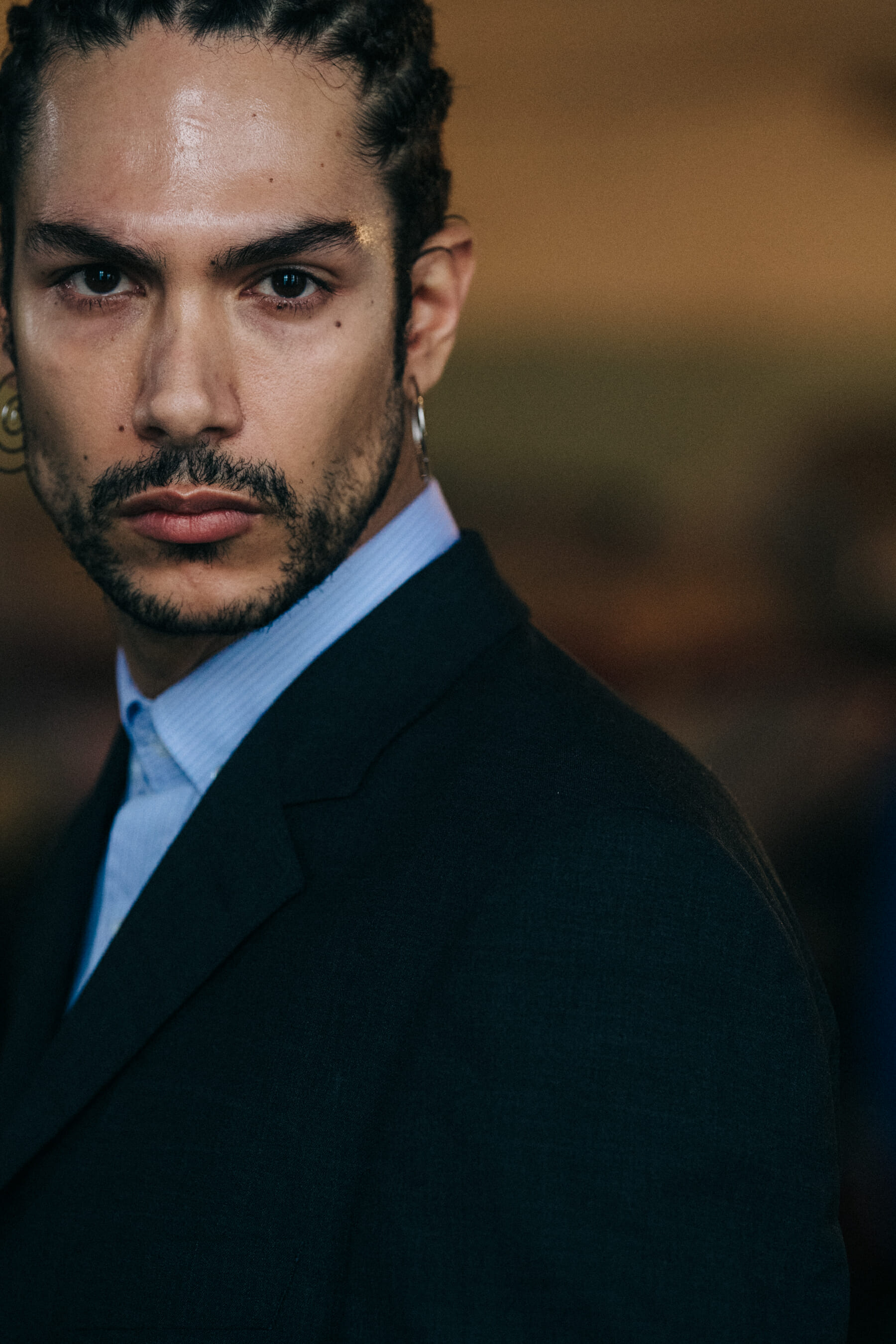 Georgian models wearing suits