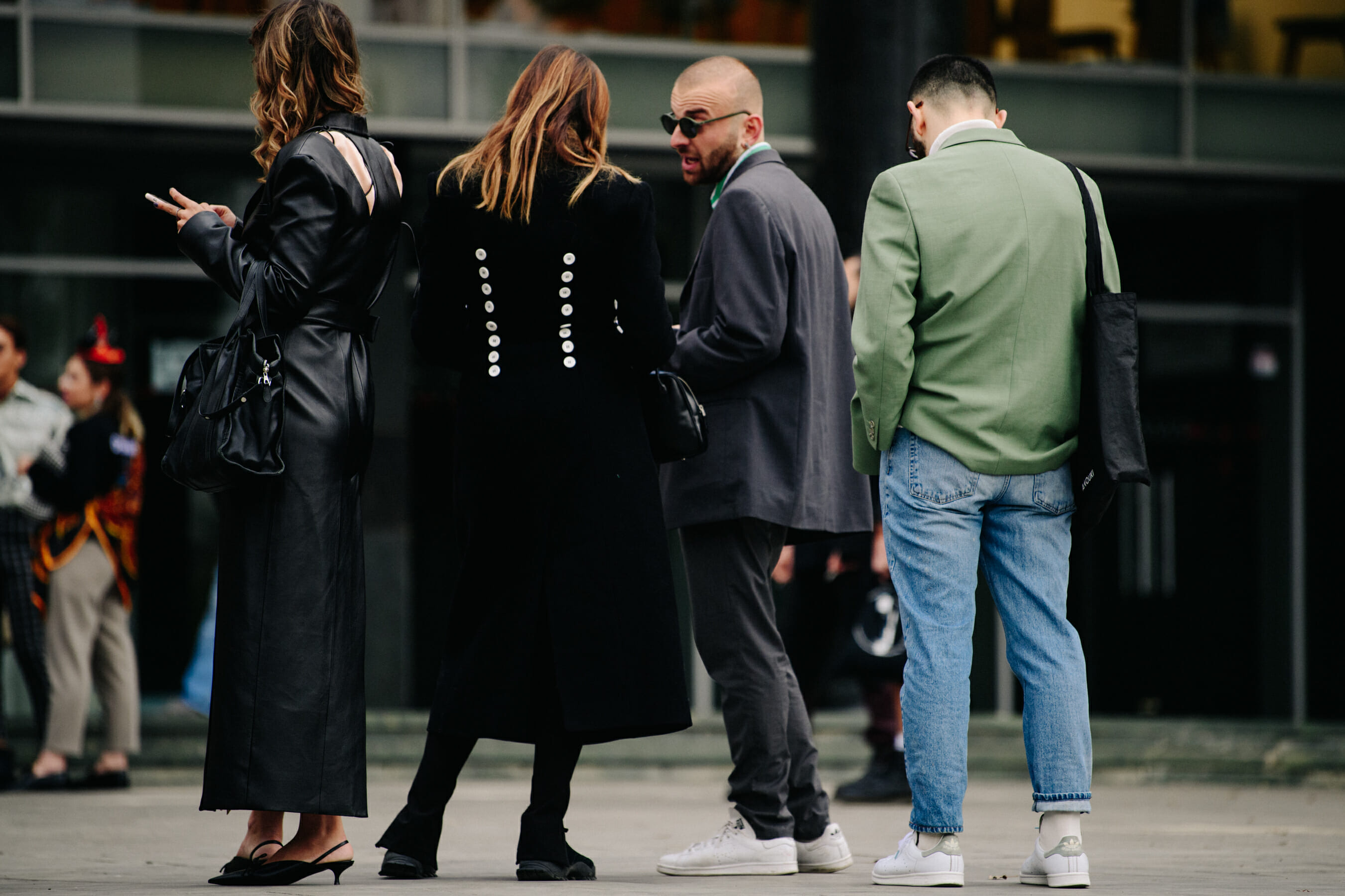 Group of stylish people