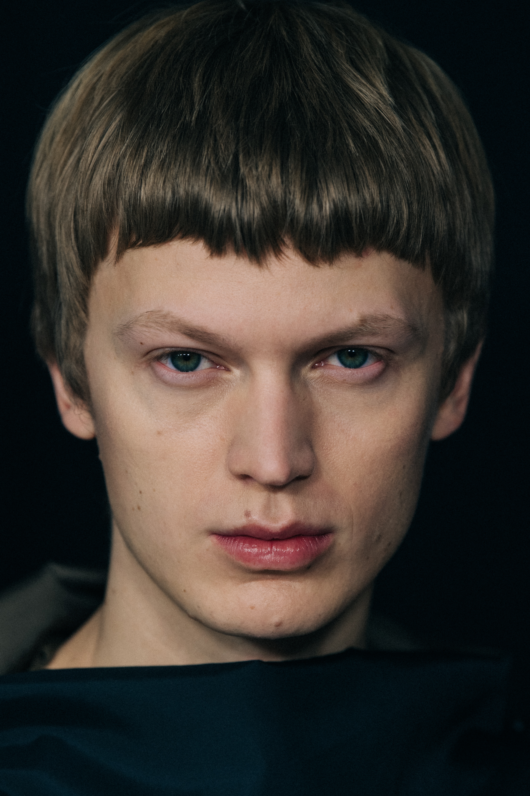 Model wearing black Craig Green outfit