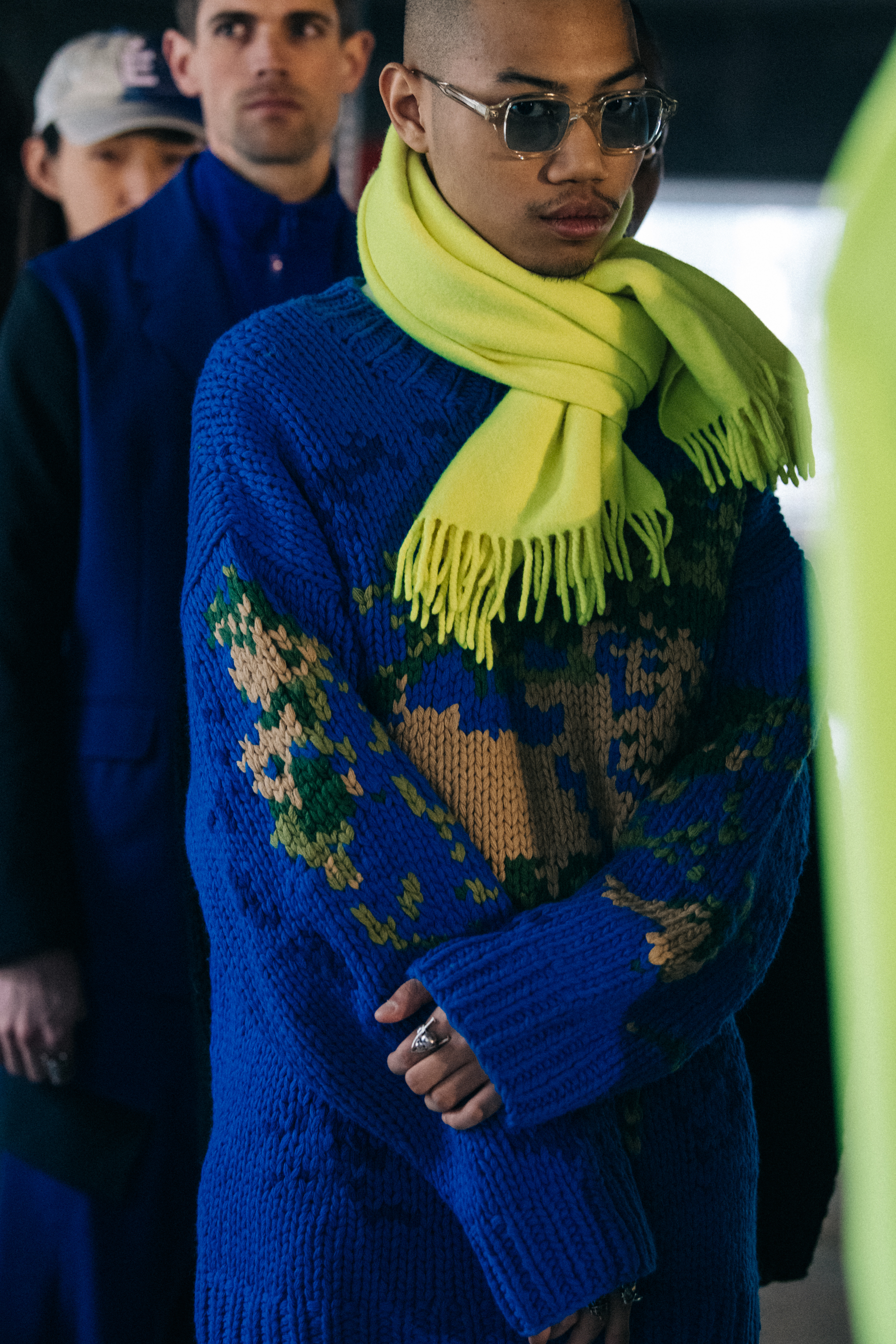 Colourful outfits at Etudes