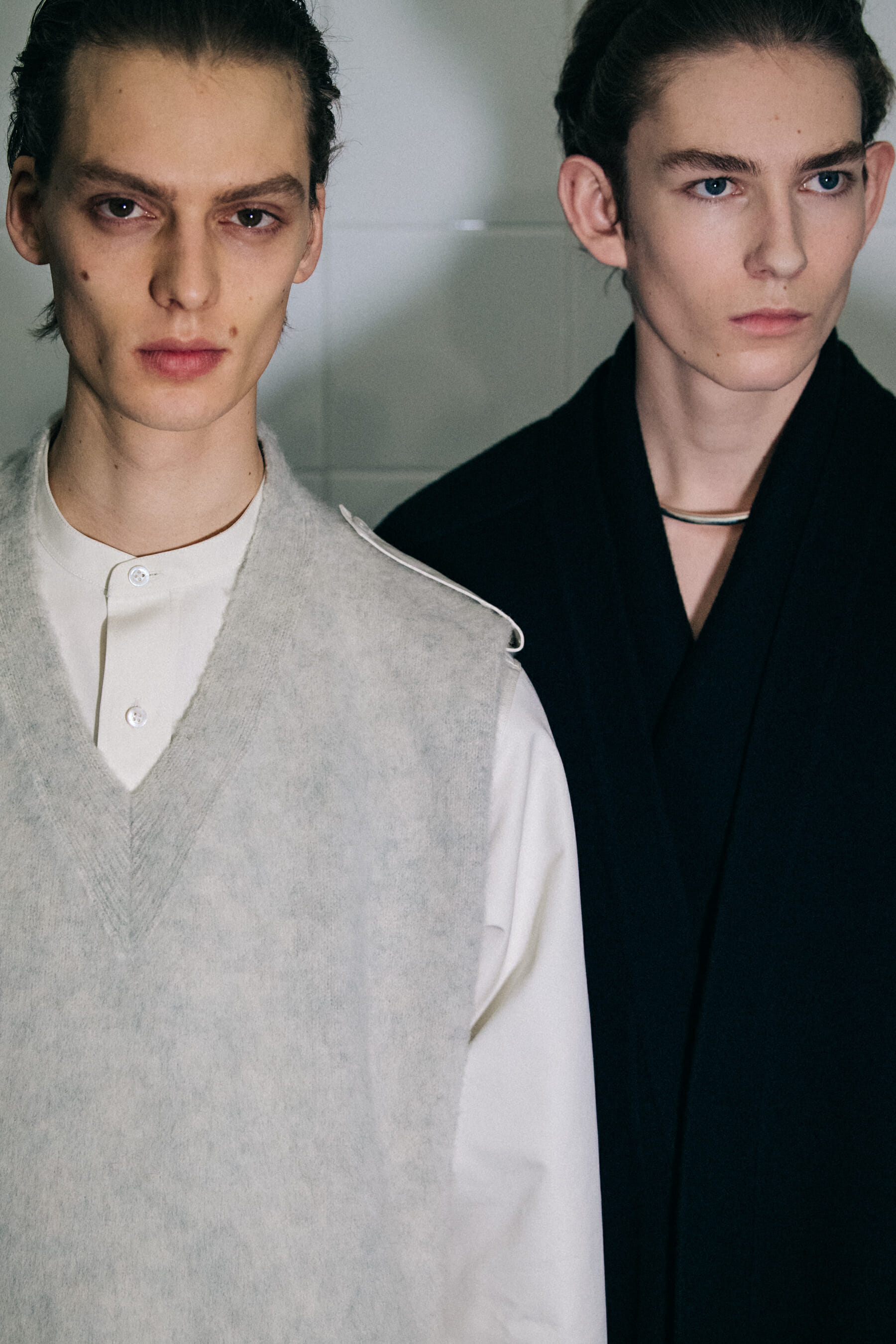 Models wearing Jil Sander outfits
