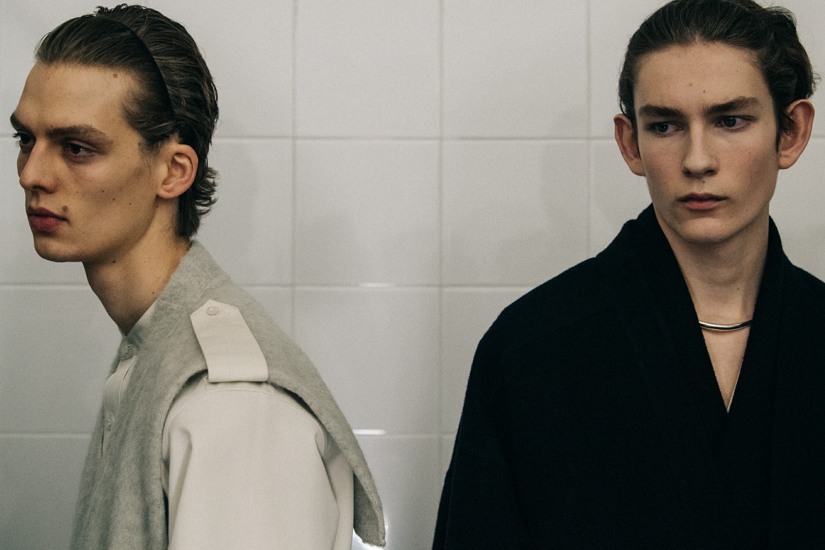 Models wearing Jil Sander outfits