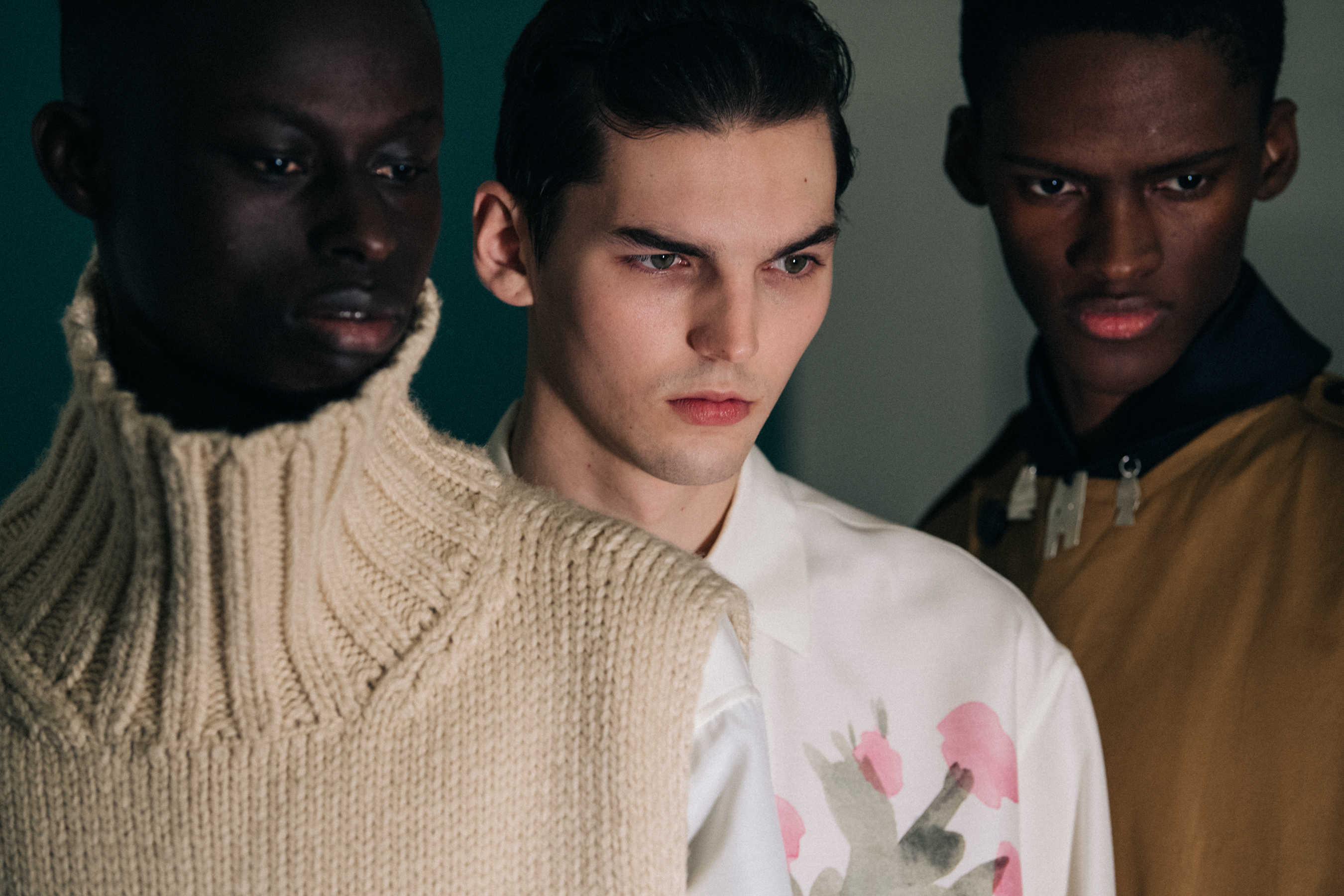 Models wearing Jil Sander outfits