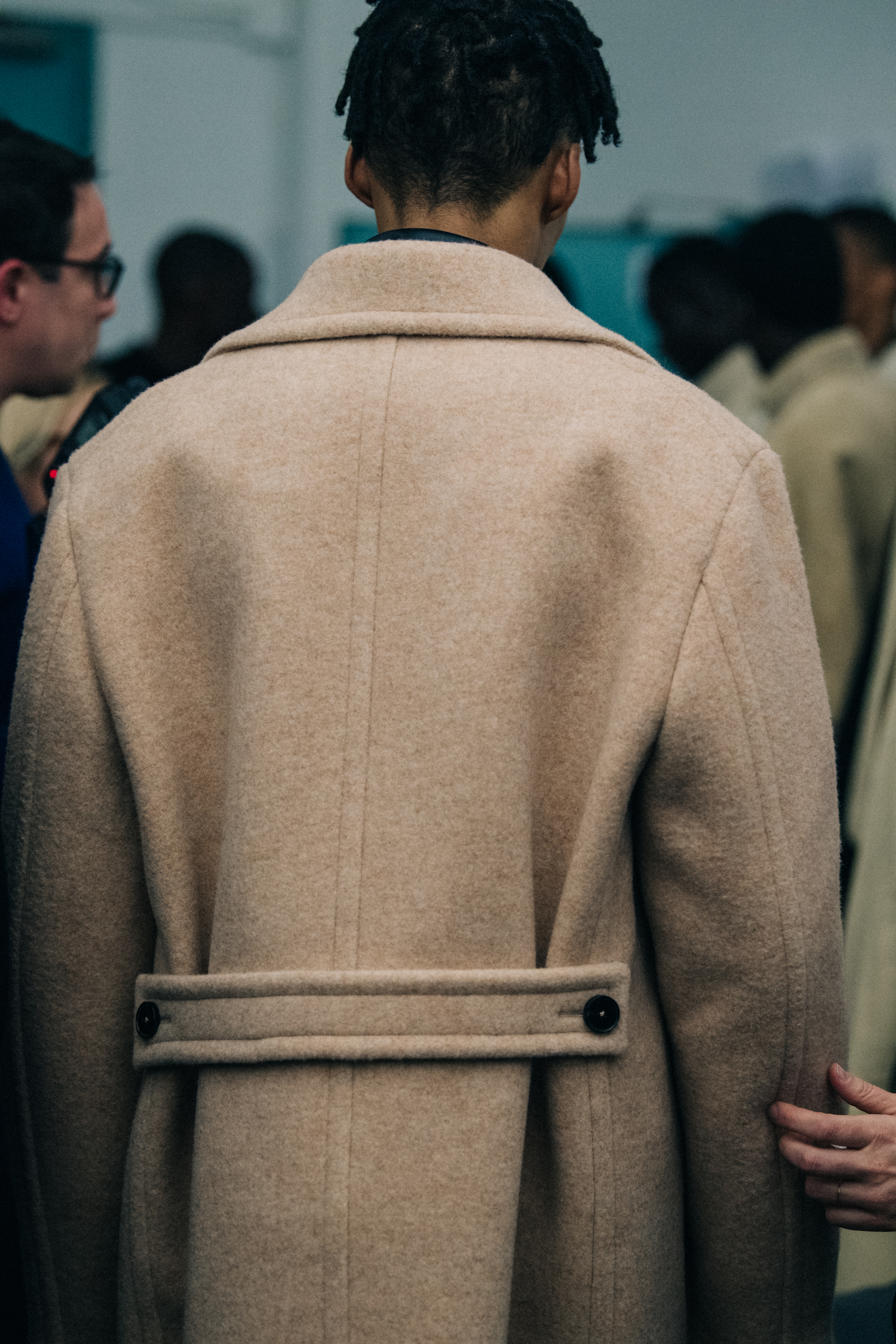 Models wearing light Jil Sander outfits