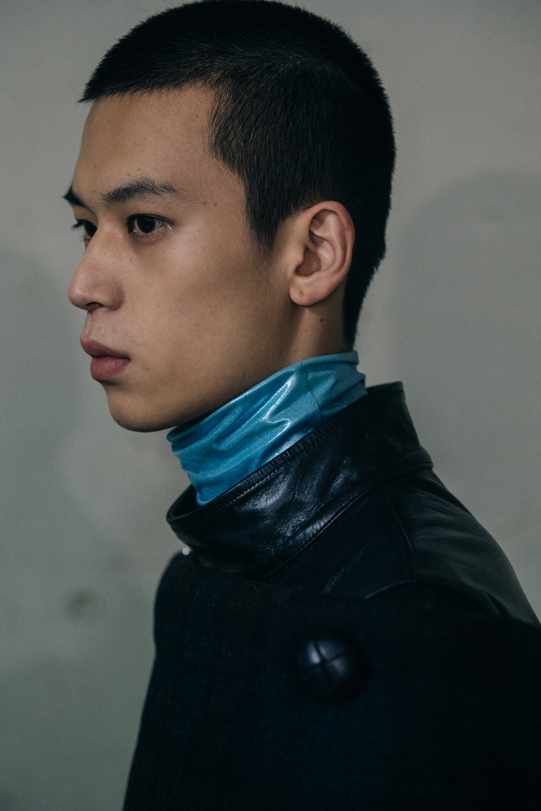 Models wearing black Raf Simons