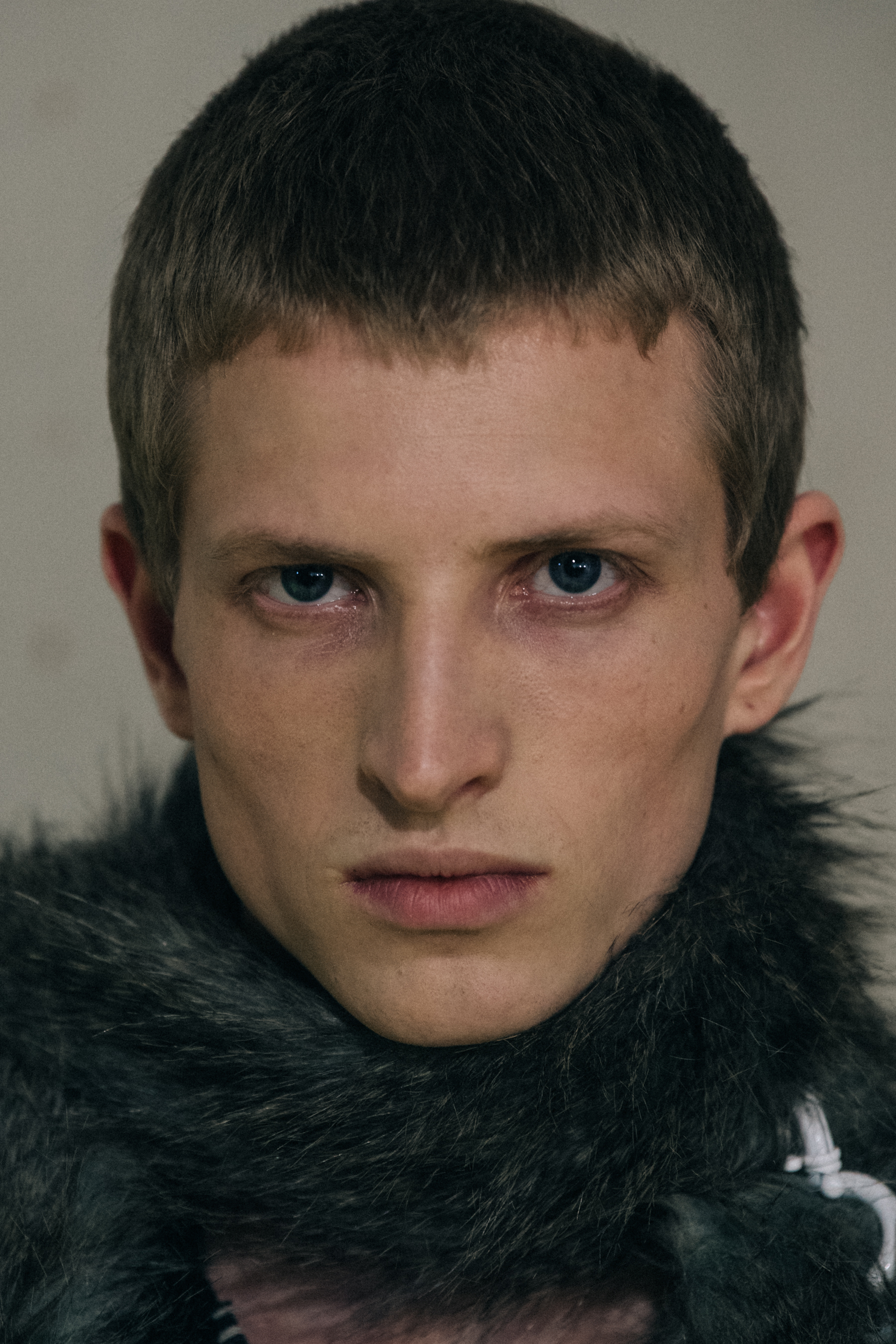 Models wearing black Raf Simons