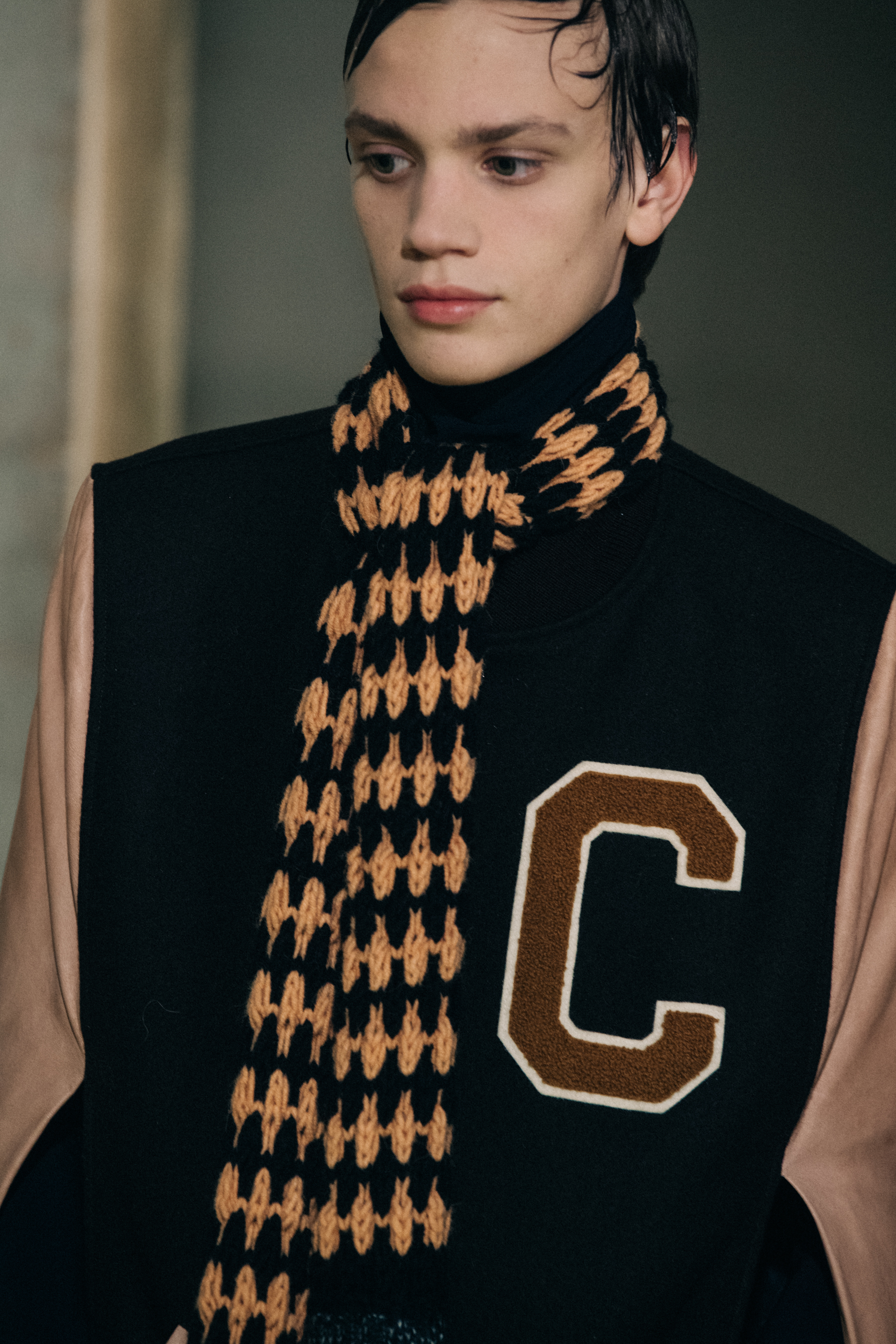 Models wearing black Raf Simons
