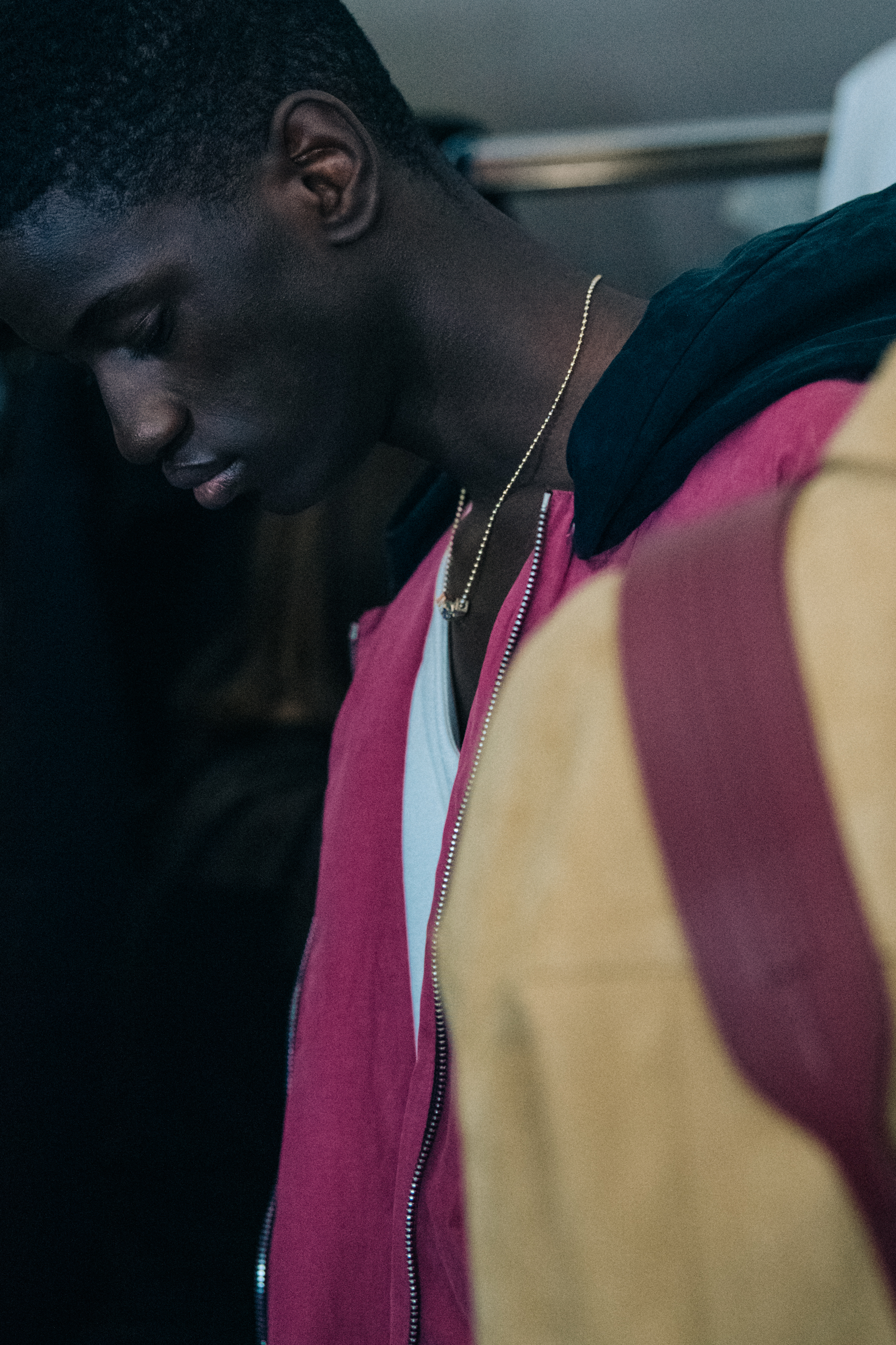 Models wearing colourful outfits
