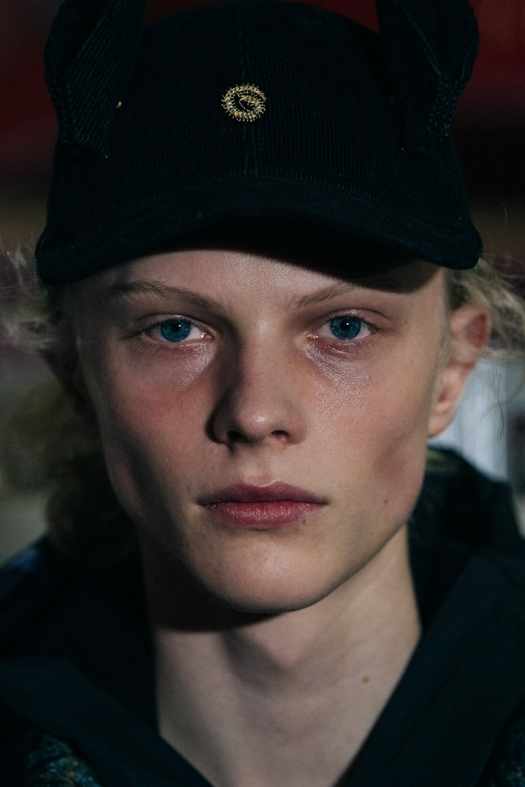 Models wearing Undercover hats