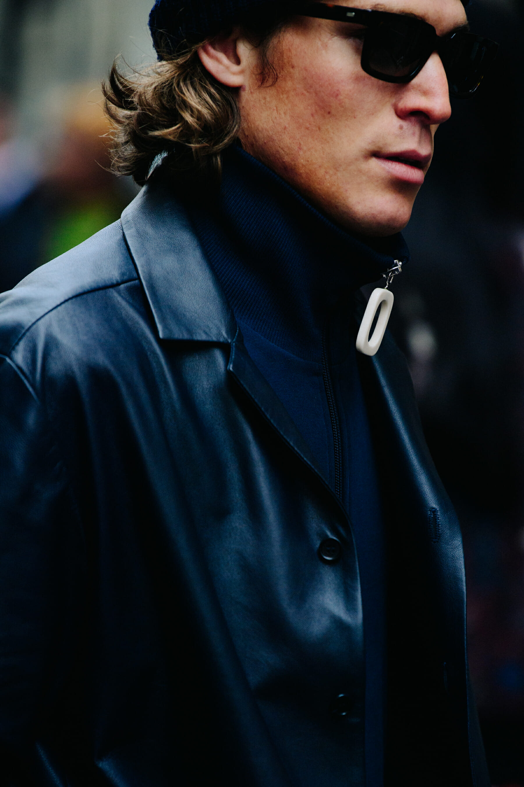 Man wearing JW Anderson shirt
