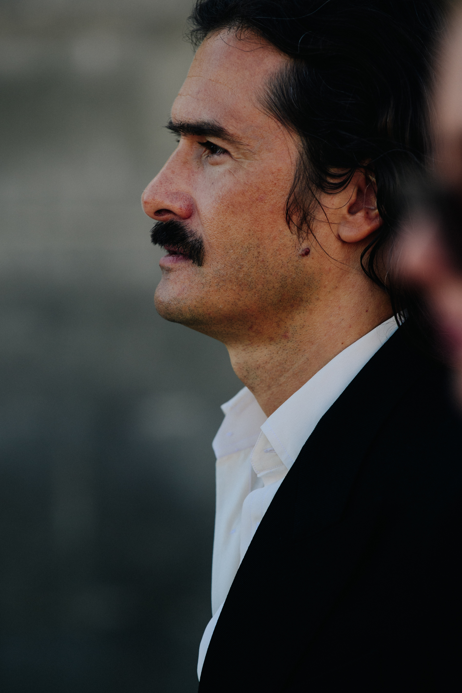 Man with moustache