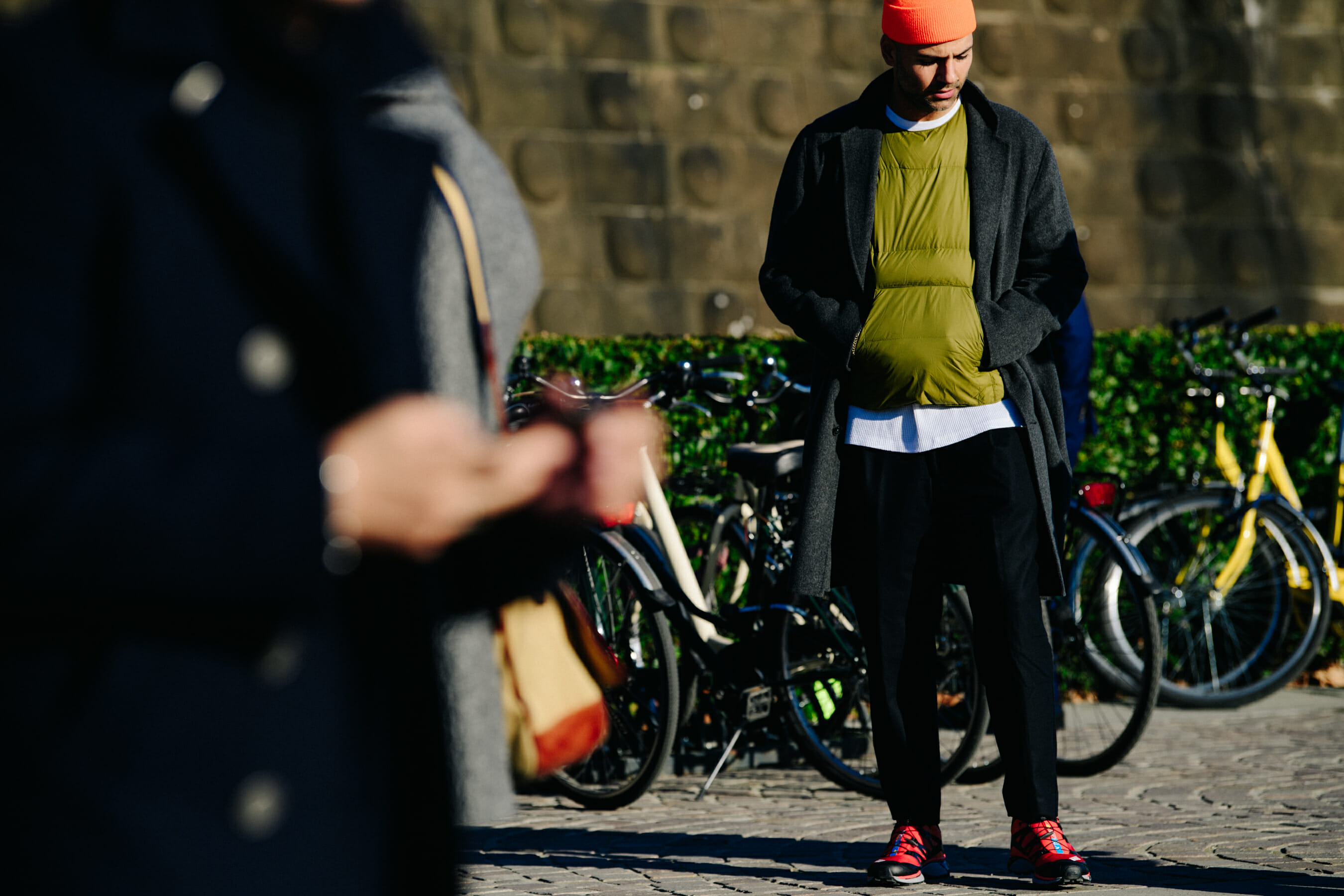 Danish man wearing Salomon shoes
