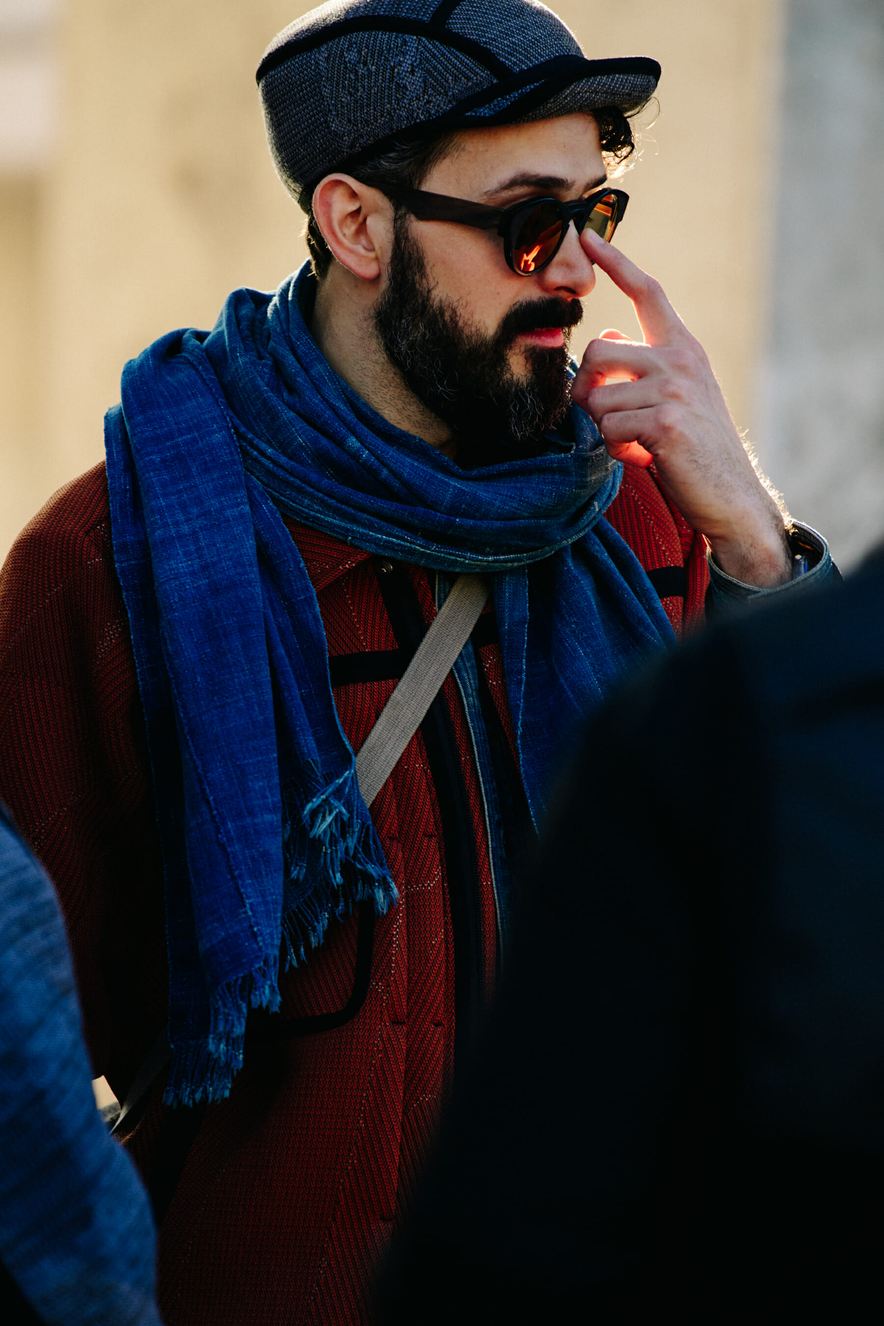 Dutch designer wearing BYBORRE