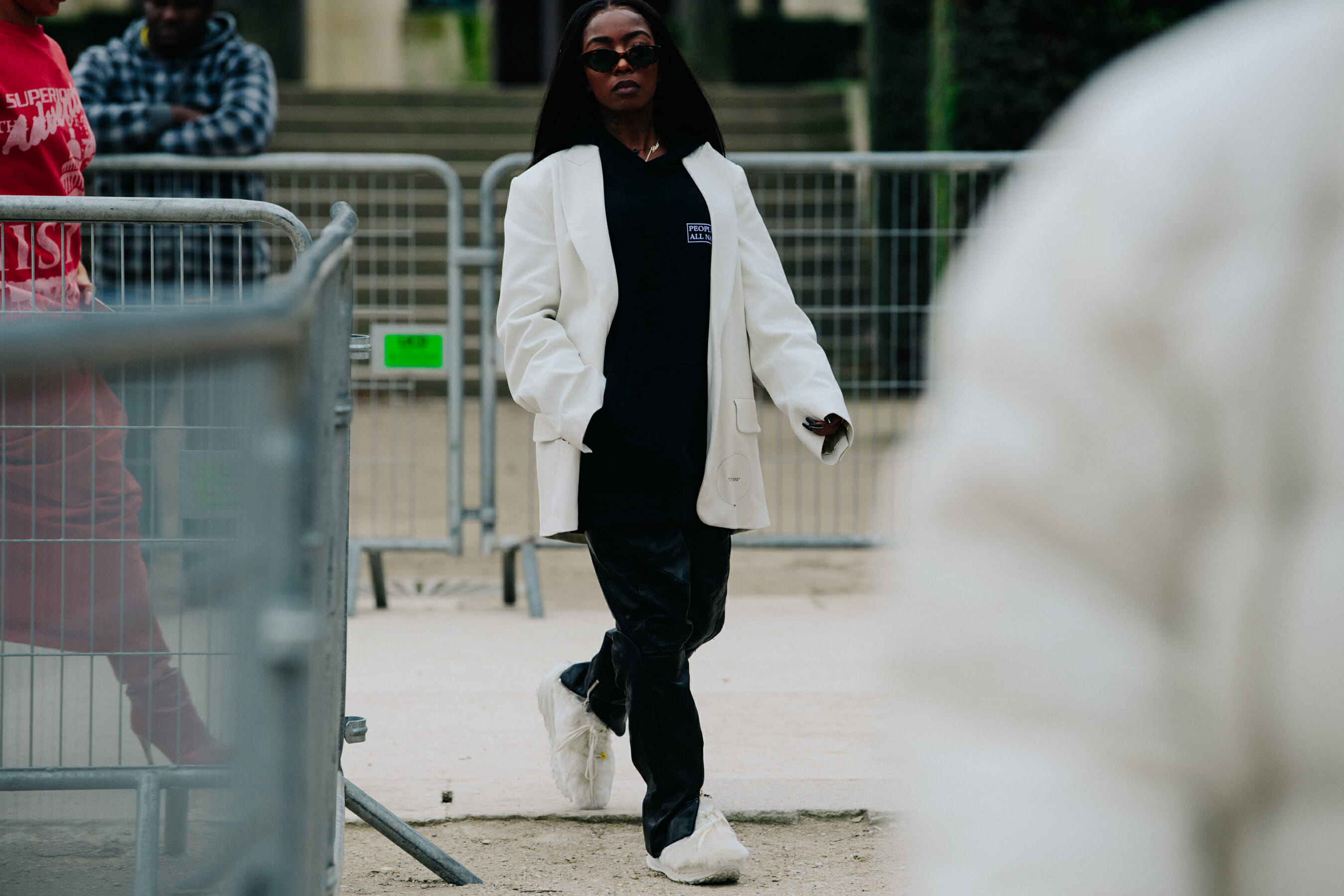 Woman wearing Ugg shoes