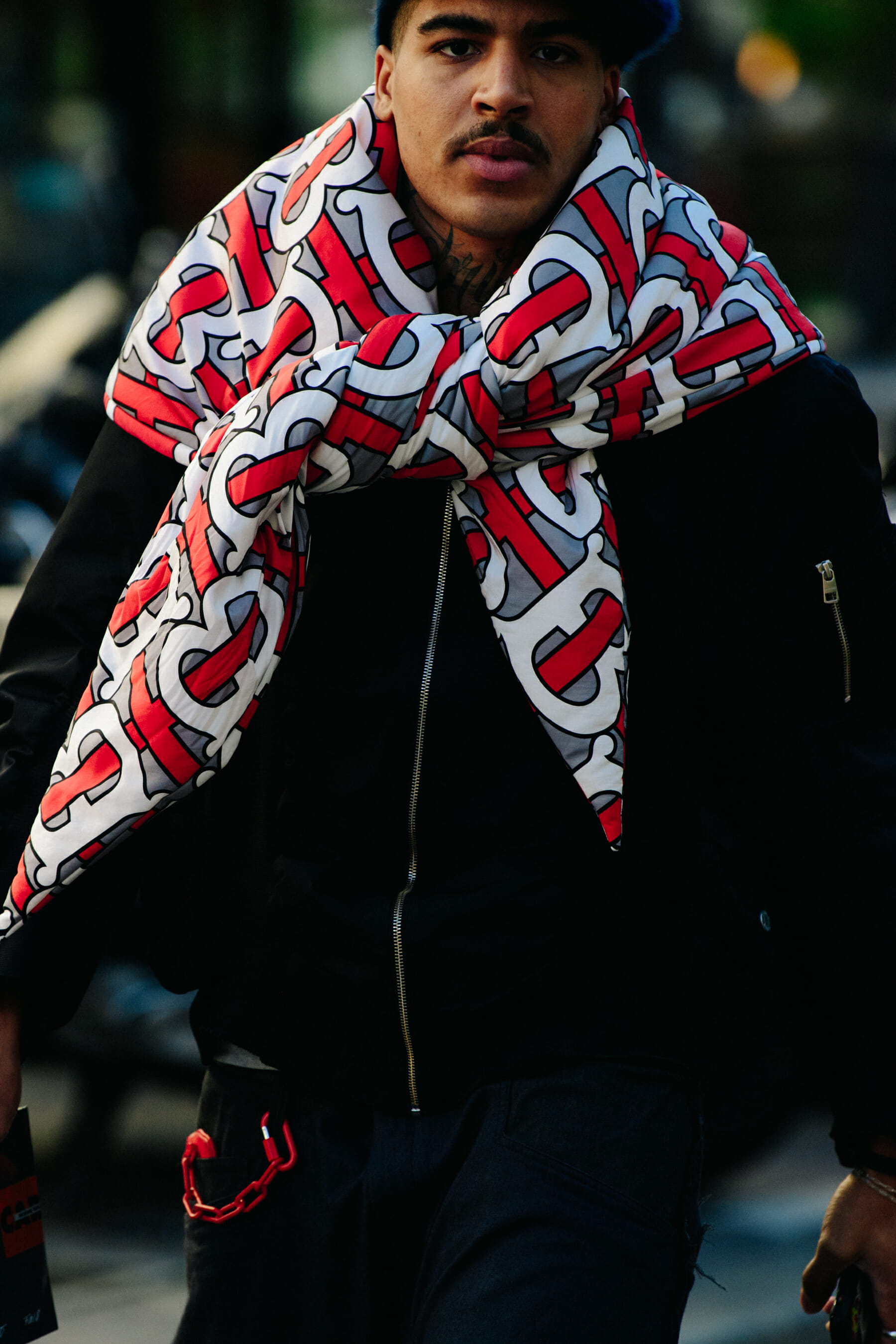 Man wearing Burberry