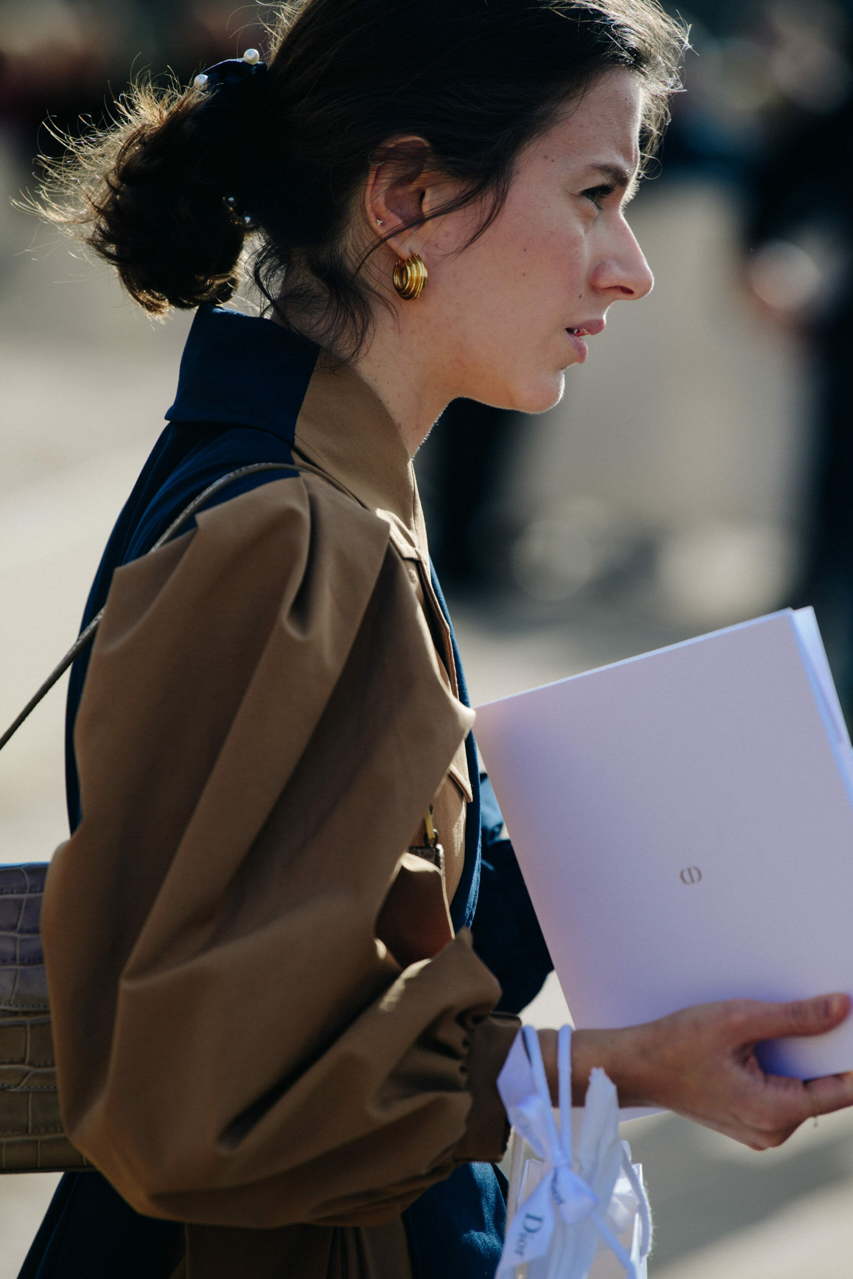 Woman wearing Christian Dior