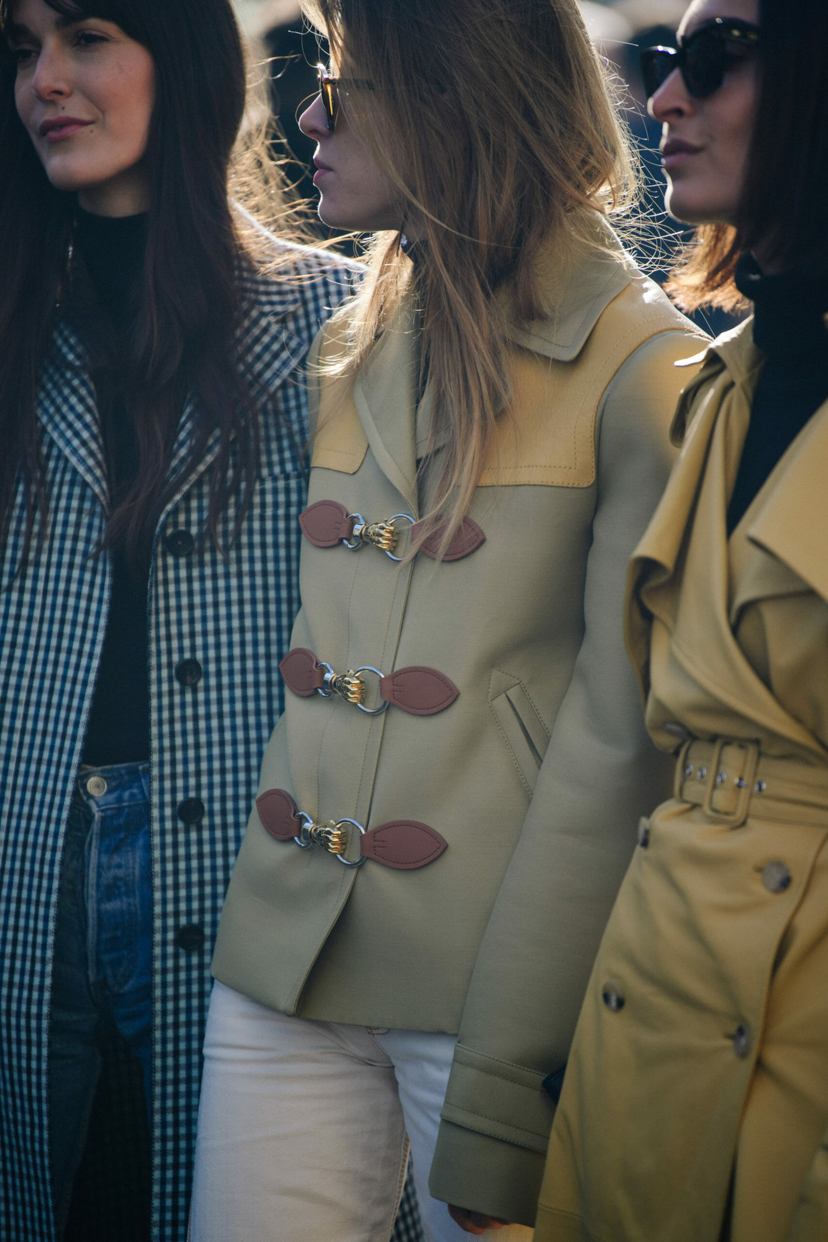 Women wearing stylish jackets