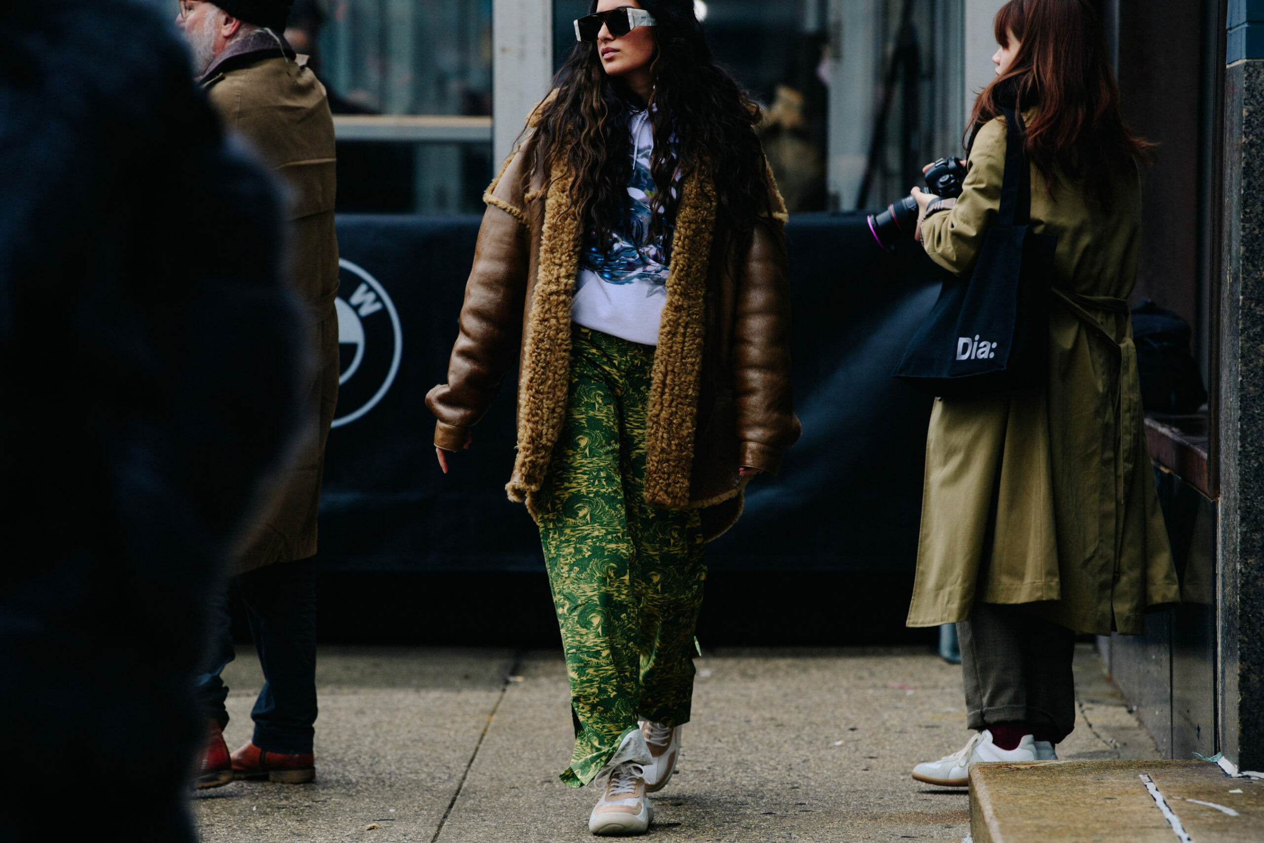 Woman wearing UGG sneakers