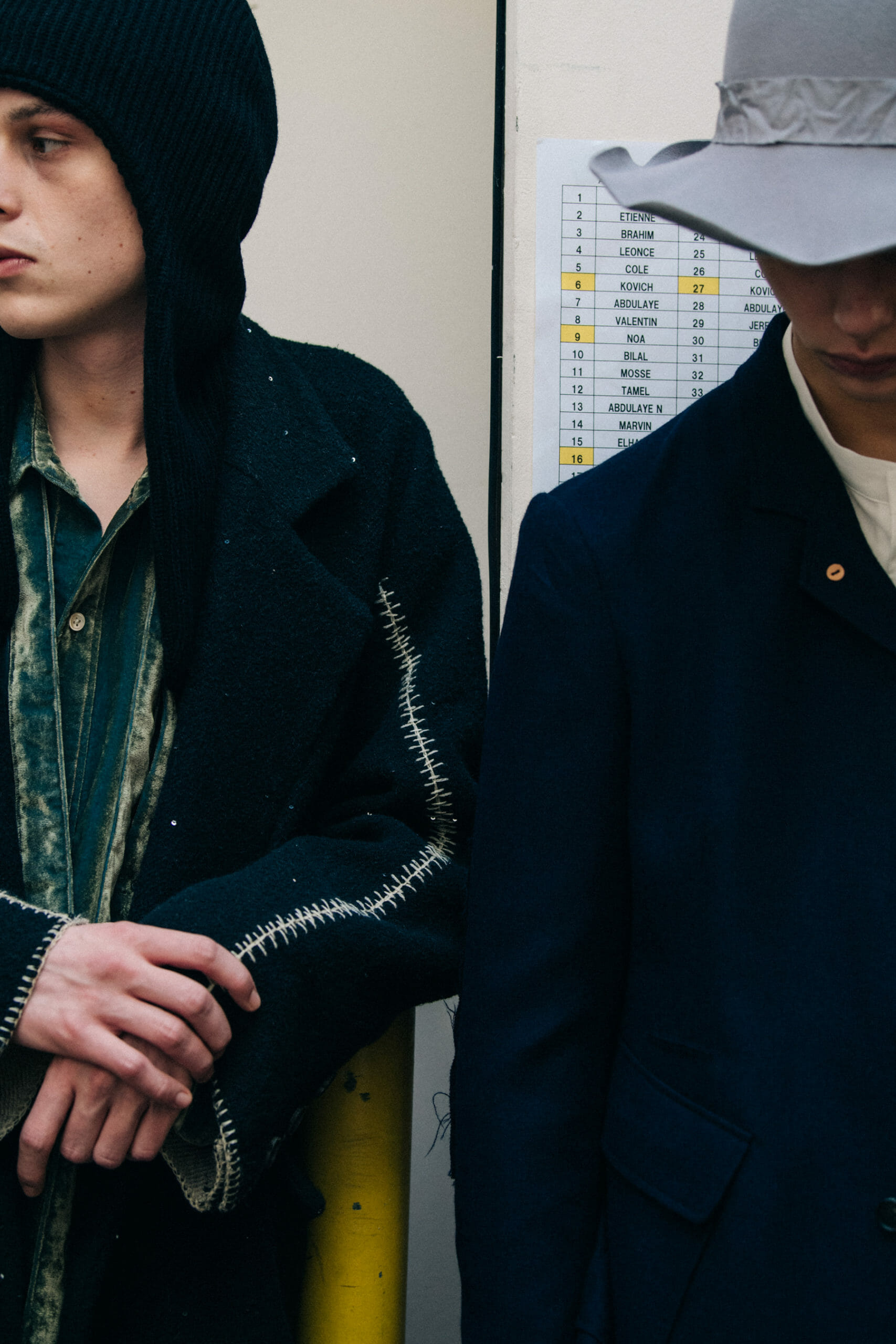 Models wearing BED jw FORD hats