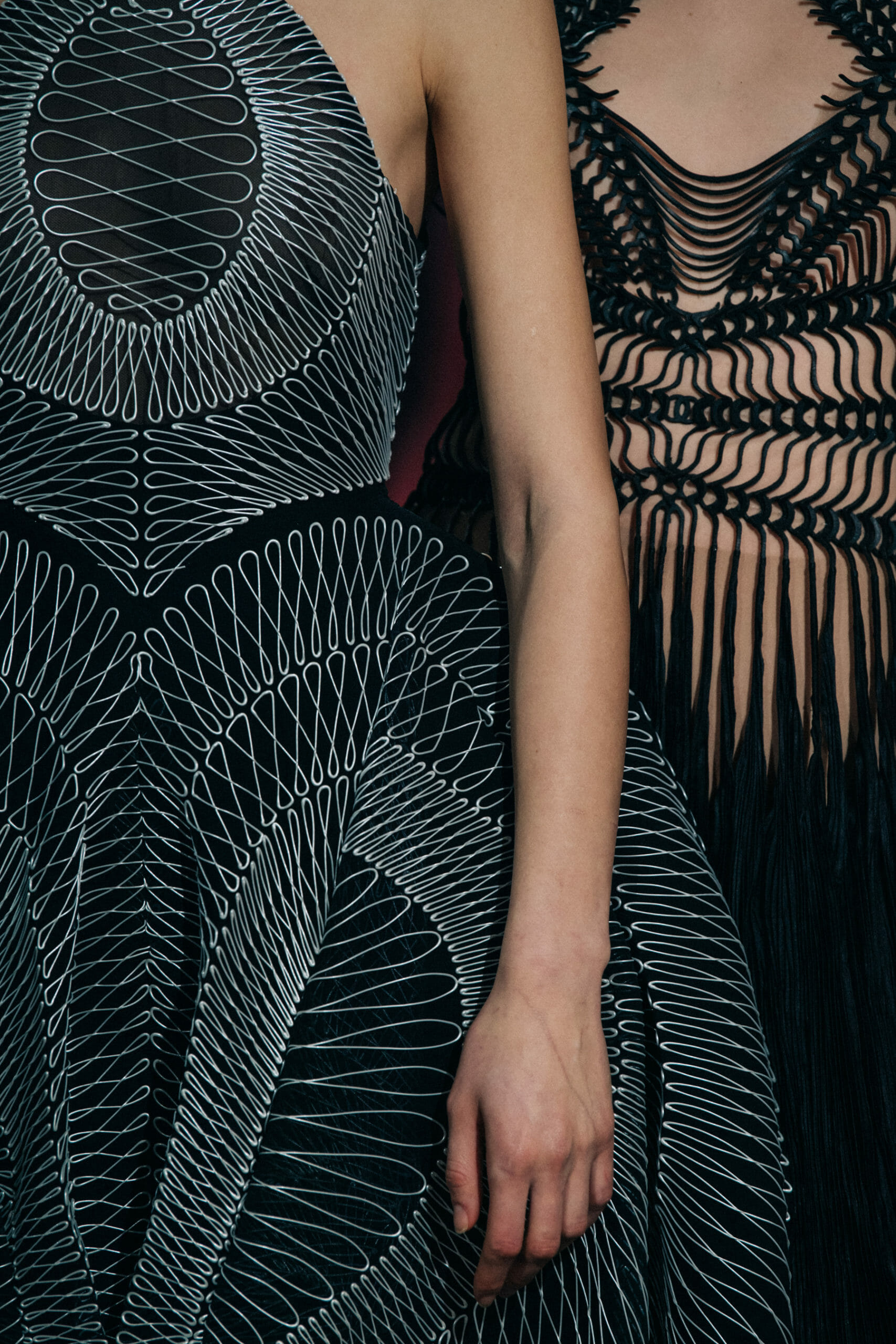 Wearing Iris van Herpen SS20 dress