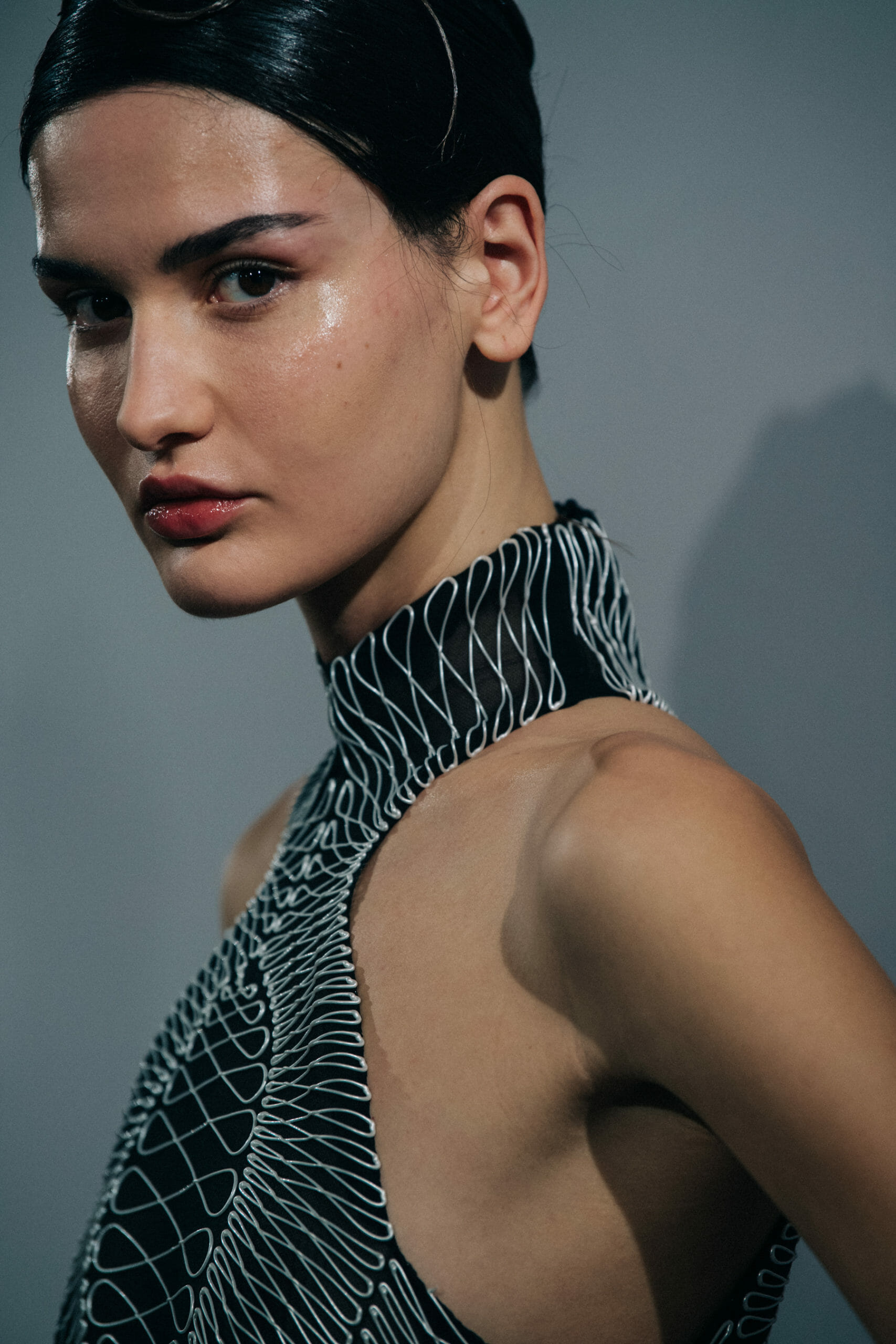 Wearing Iris van Herpen SS20 dress