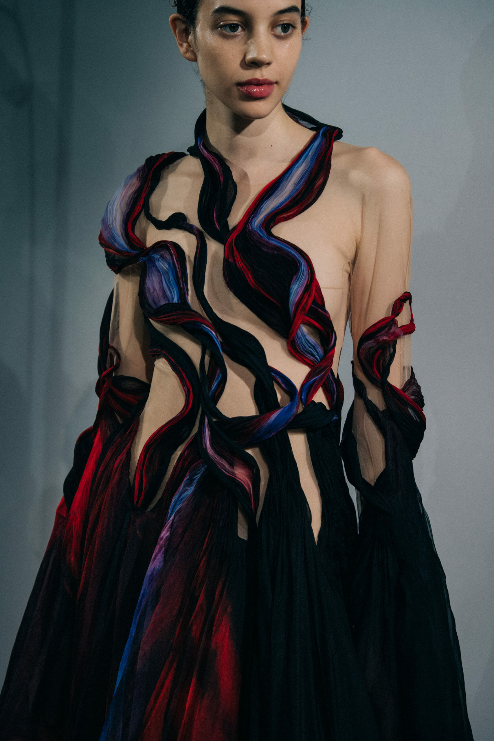 Wearing Iris van Herpen SS20 dress