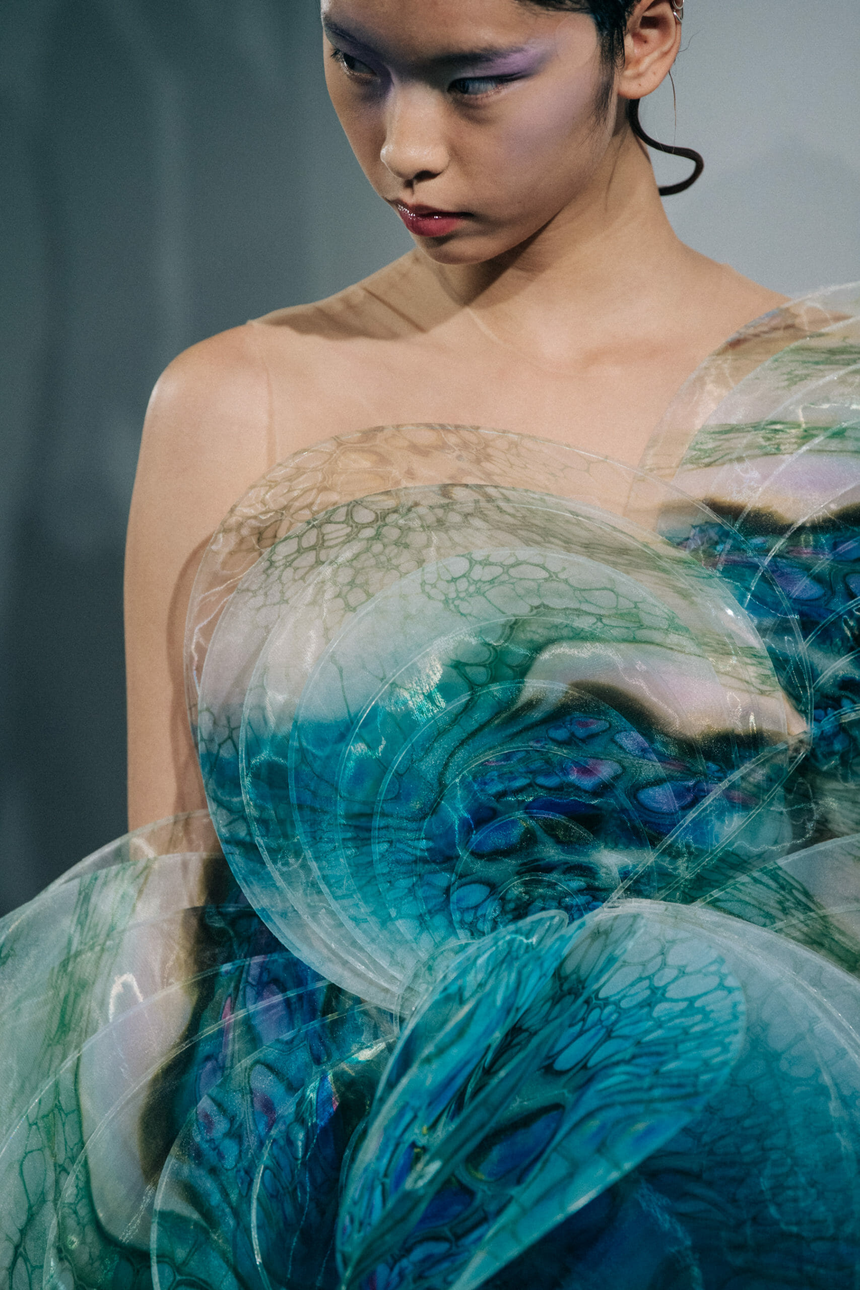 Wearing Iris van Herpen SS20 dress